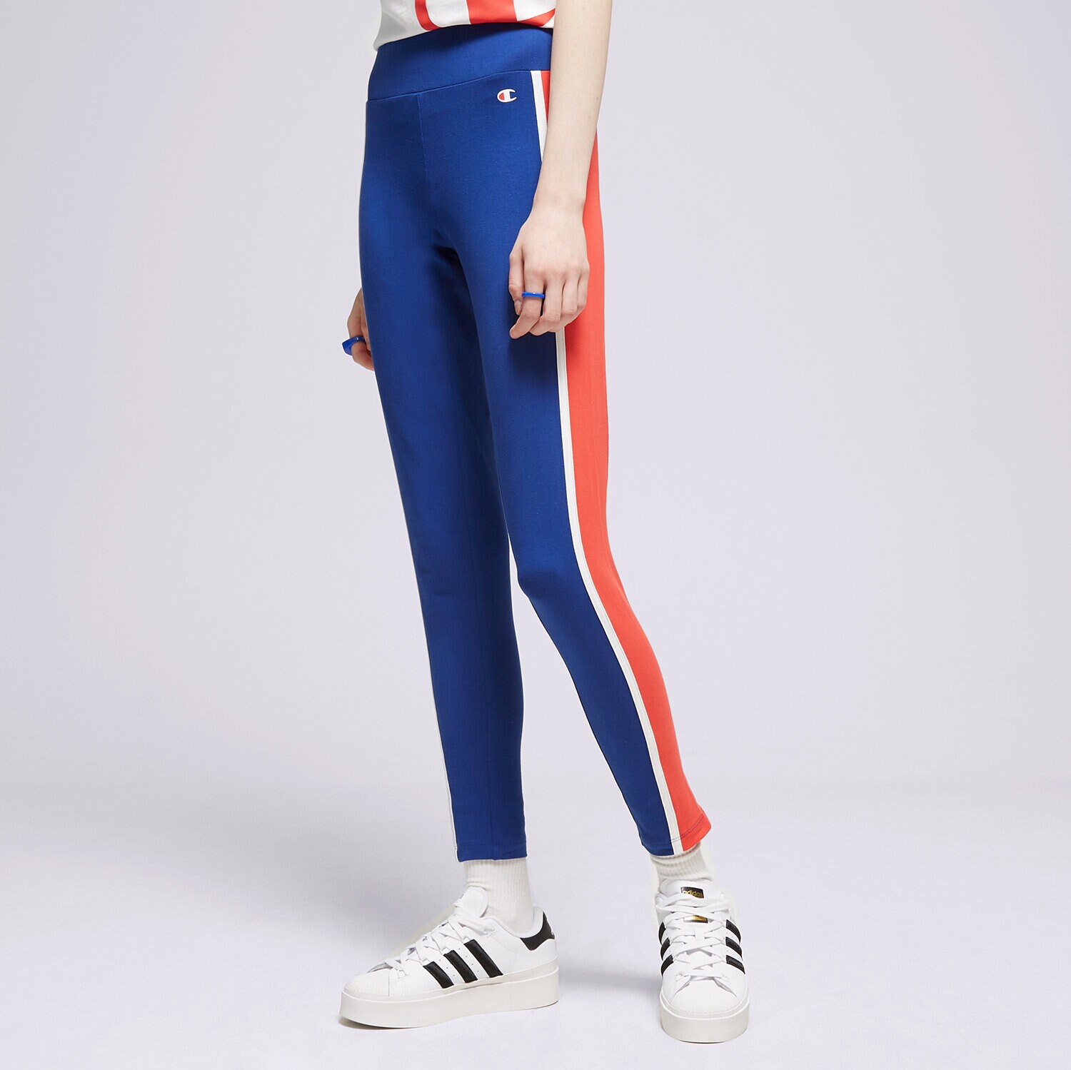 dámské kalhoty CHAMPION CROP LEGGINGS 116227BS025 TMAVOMODRÁ