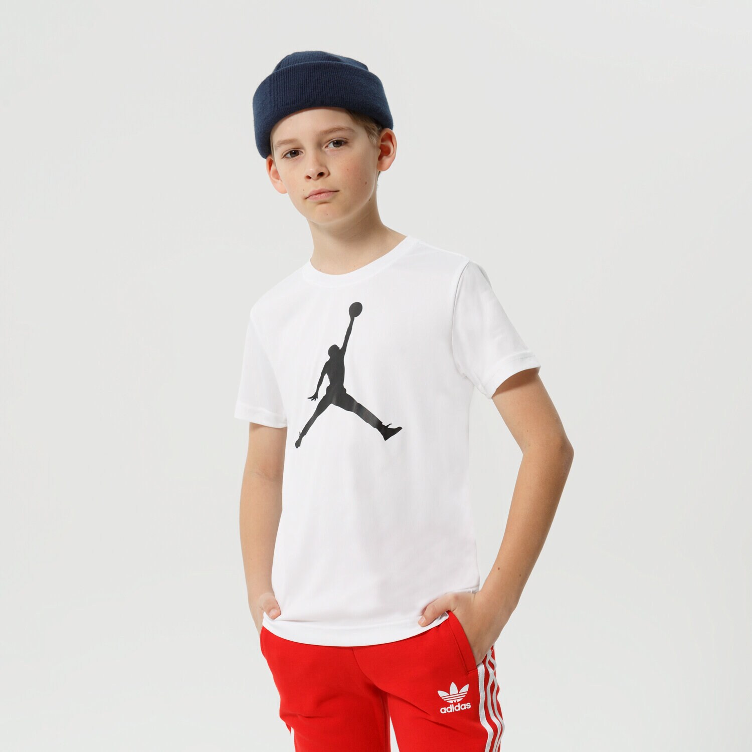 dětské tričko JORDAN TRIČKO JDB JUMPMAN LOGO DF TEE BOY 954293-001 BÍLÁ