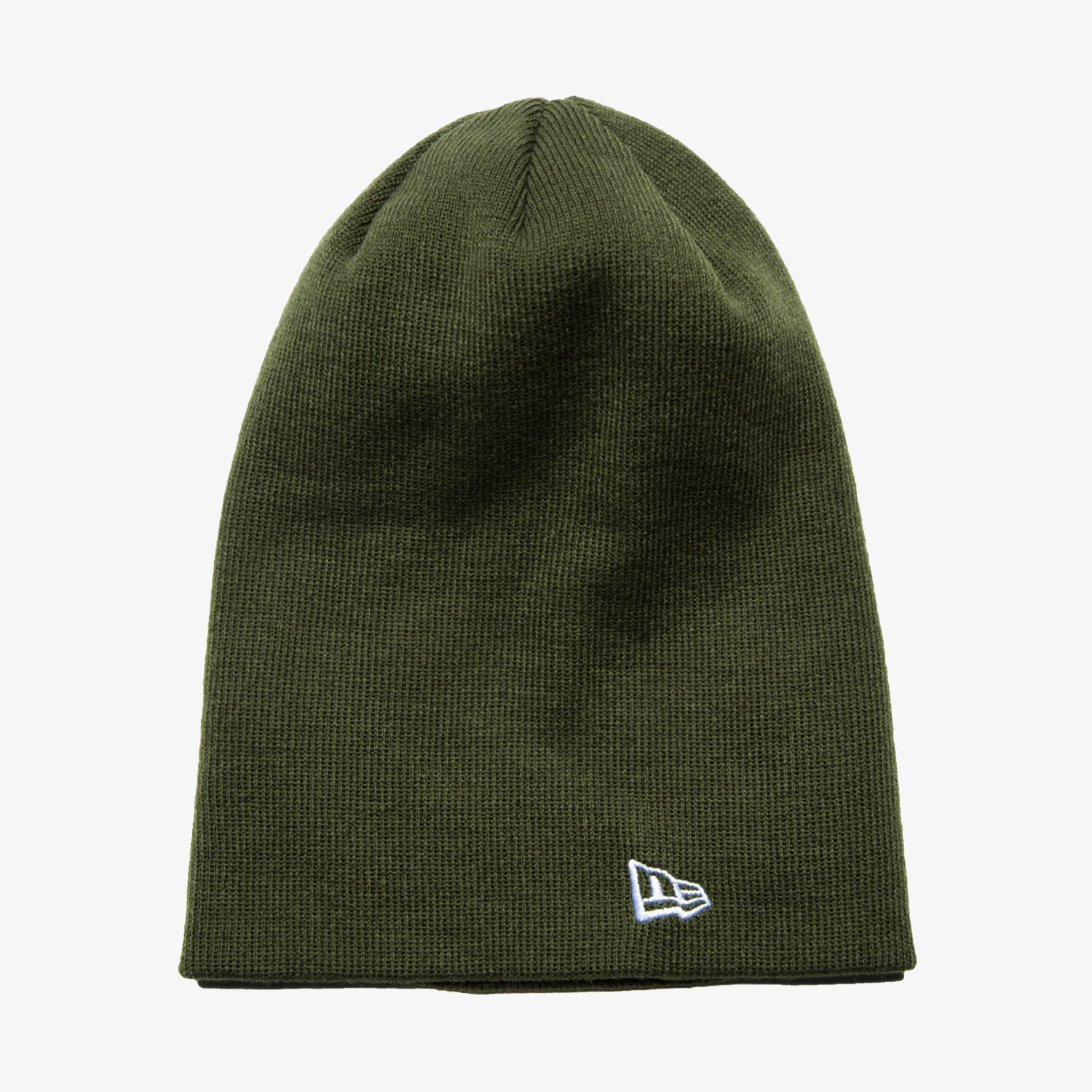 dětská čepice NEW ERA ČEPICE ZIMNÍ ESSENTIAL LONG KNIT NE GRN 80337584 ZELENÁ