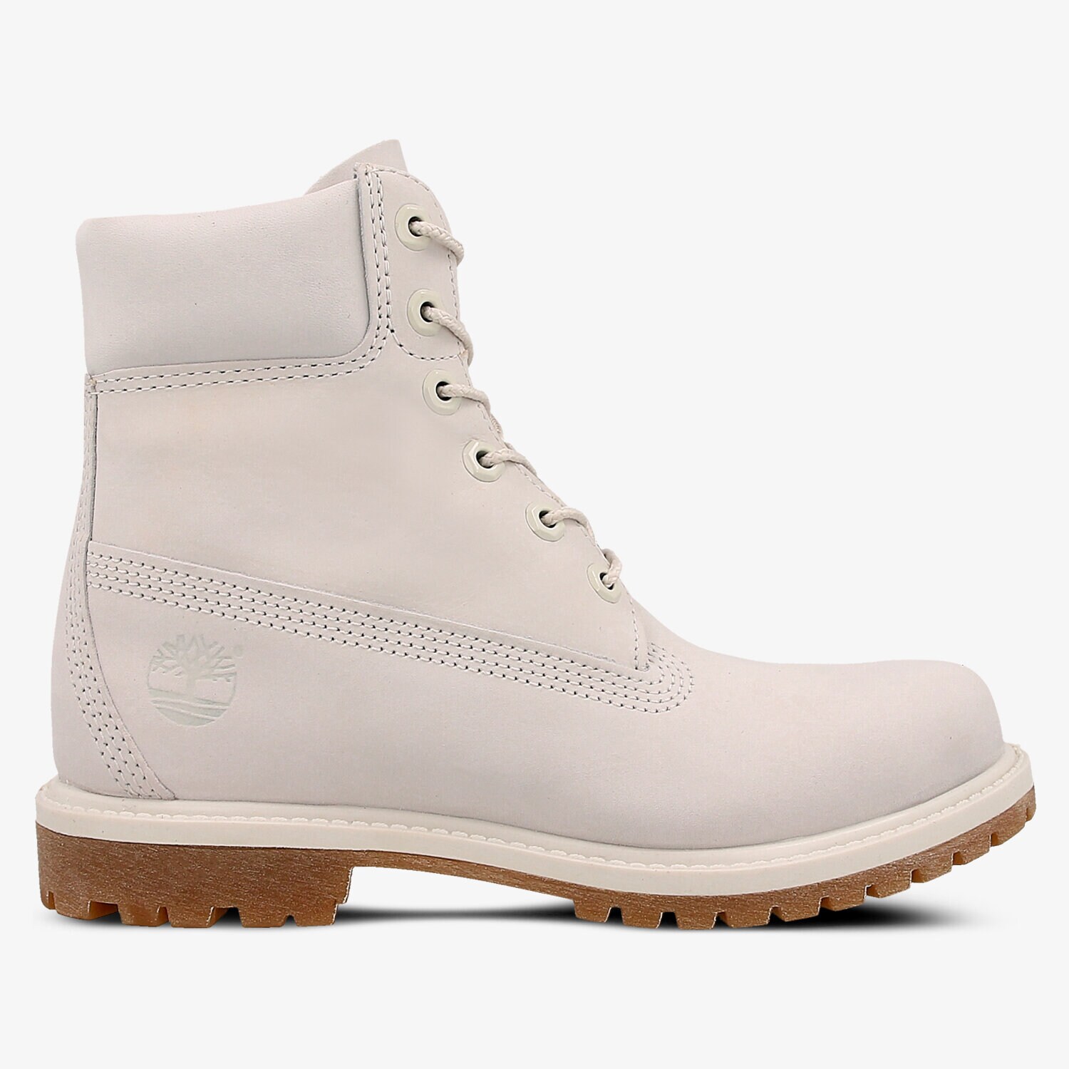 dámské kotníkové boty TIMBERLAND PREMIUM 6 INCH BOOT - W  A196R BÍLÁ