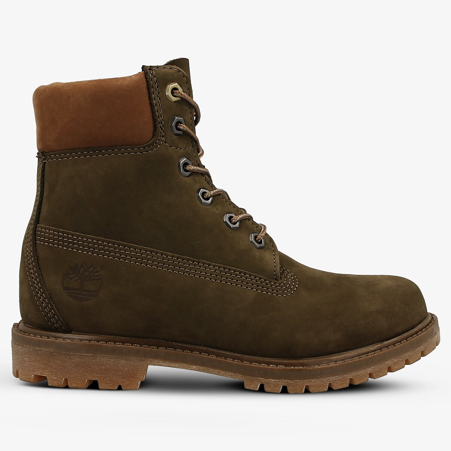 dámské kotníkové boty TIMBERLAND PREMIUM 6 INCH BOOT - W  A18N8 ZELENÁ