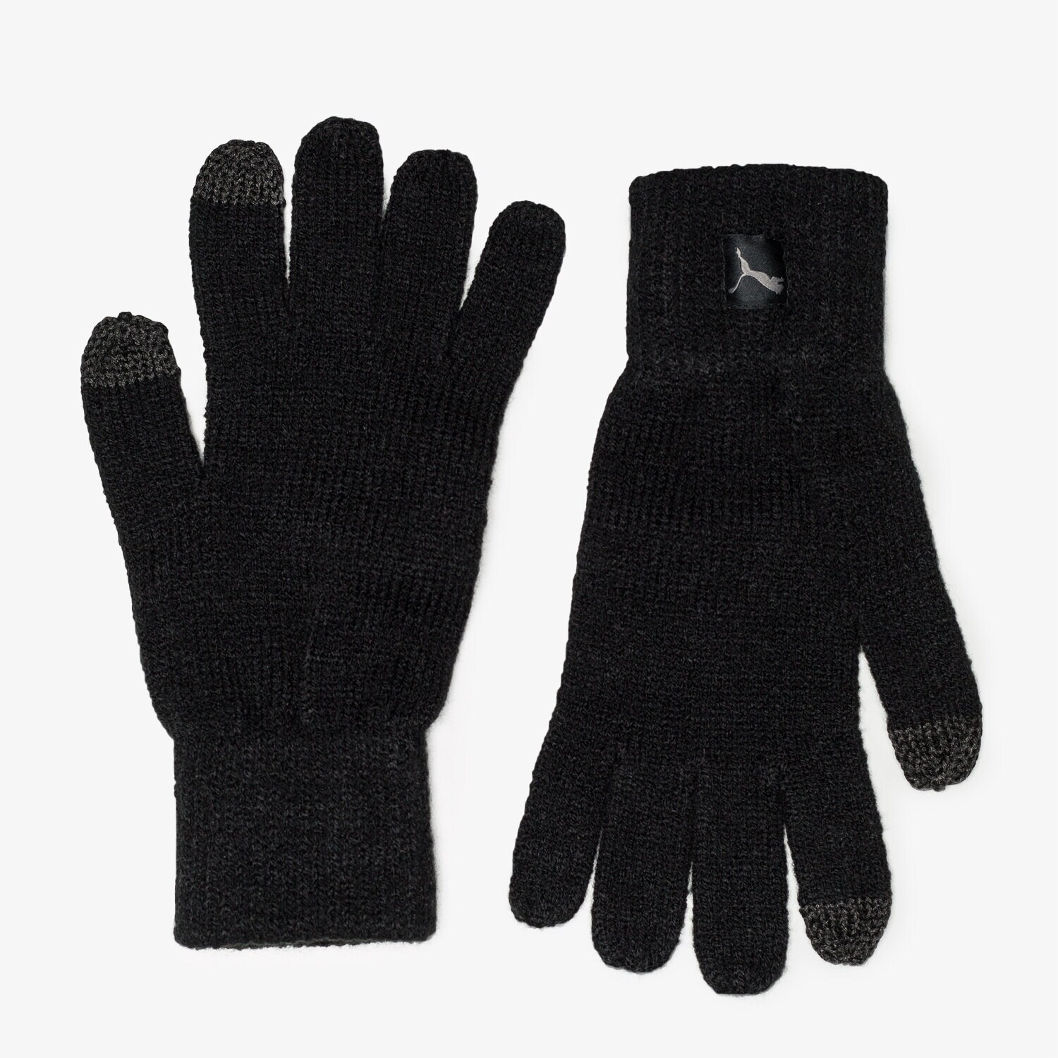 PUMA RUKAVICE ZIMNÍ CAT KNIT GLOVES 4126901 ČERNÁ