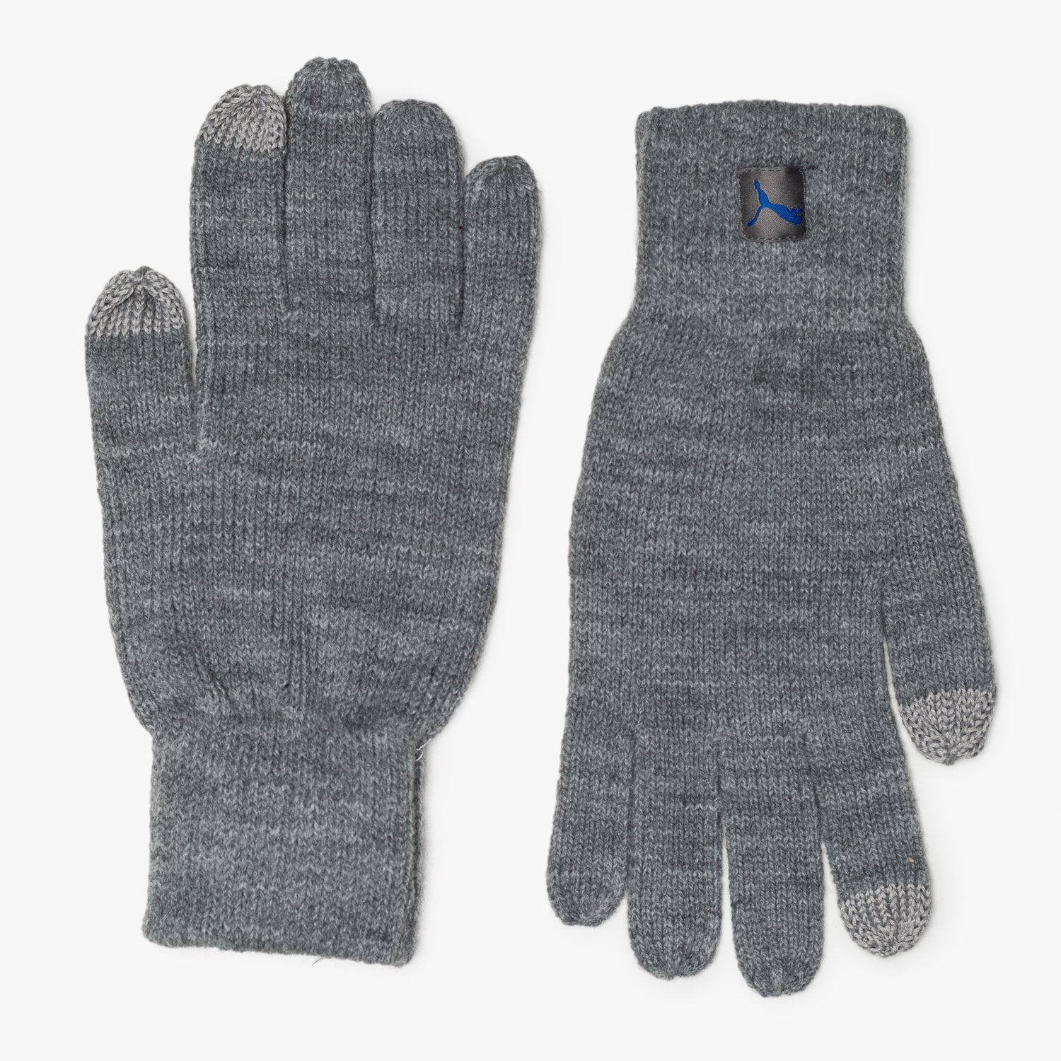 PUMA RUKAVICE ZIMNÍ CAT KNIT GLOVES 4126902 ŠEDÁ