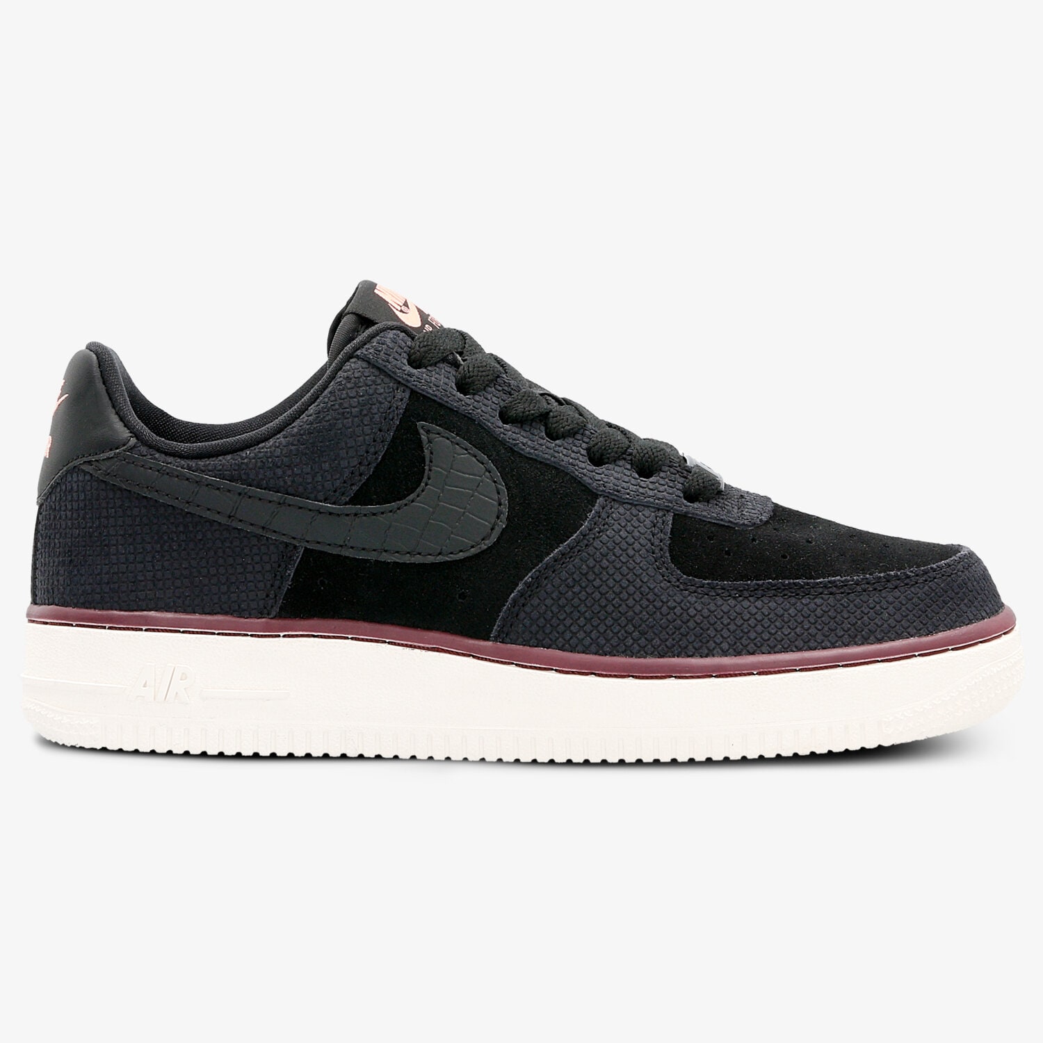 dámské tenisky NIKE WMNS AIR FORCE 1 '07 SUEDE 749263003 ČERNÁ