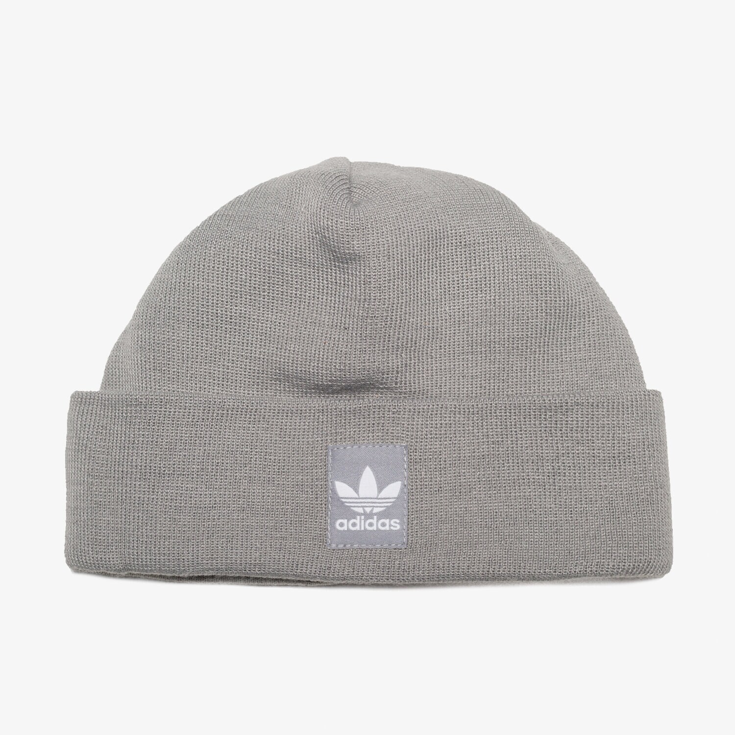 dětská čepice ADIDAS ČEPICE ZIMNÍ RIB LOGO BEANIE BEANIE AY9072 ŠEDÁ