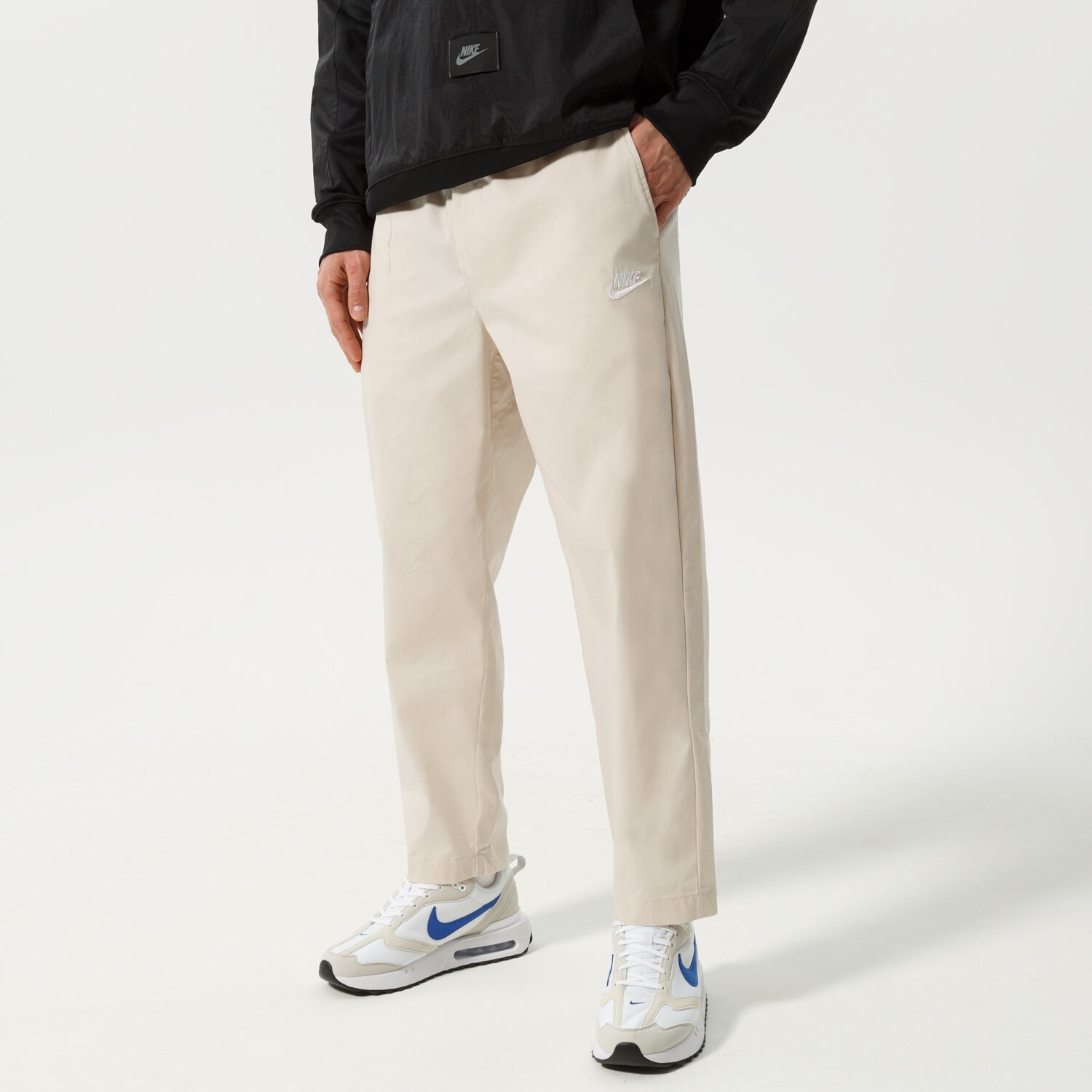 pánské kalhoty NIKE KALHOTY  M NSW SPE WVN UL SNEAKER PANT DM6823-104 ŠEDÁ