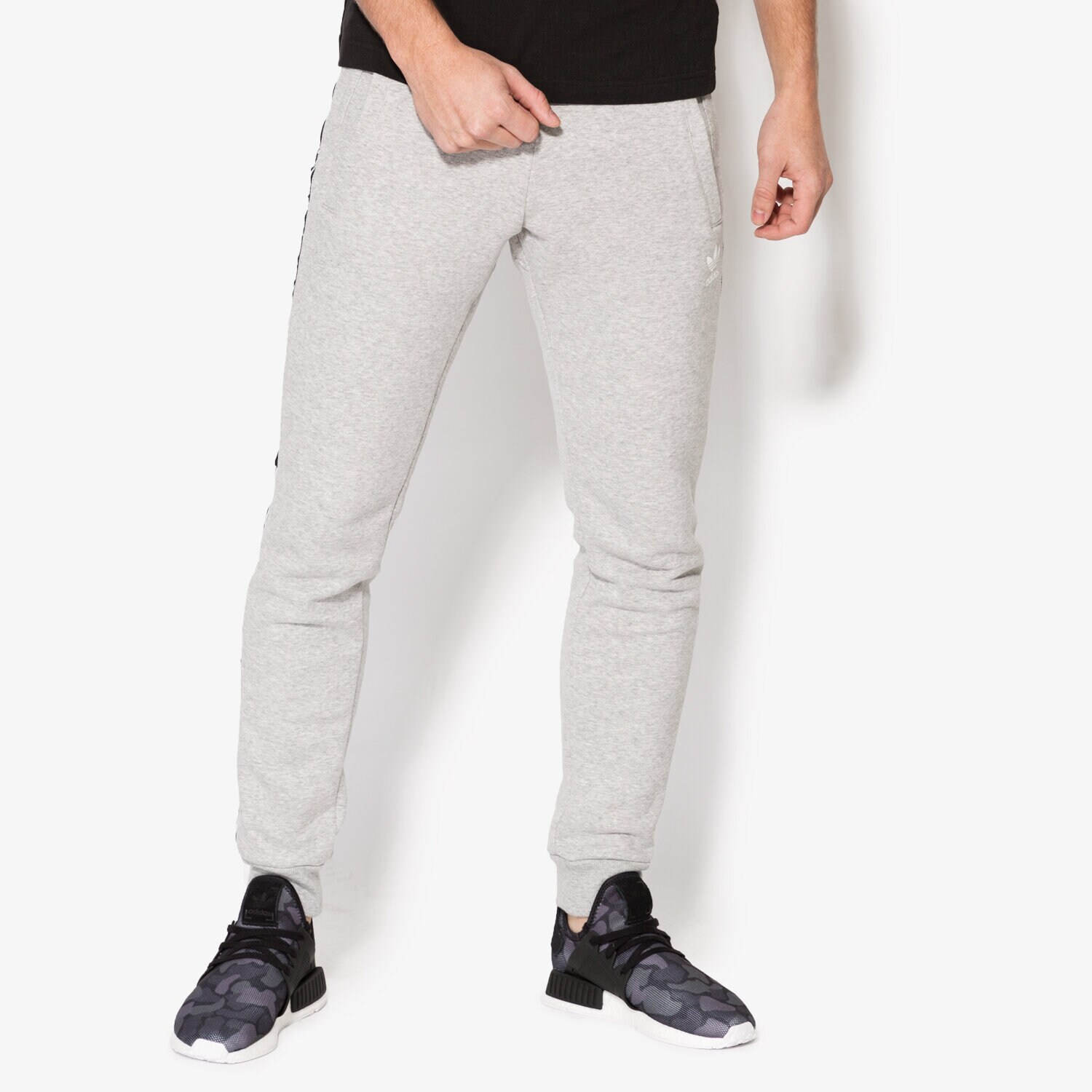 pánské kalhoty ADIDAS KALHOTY  ES SWEATPANT AY8268 ŠEDÁ