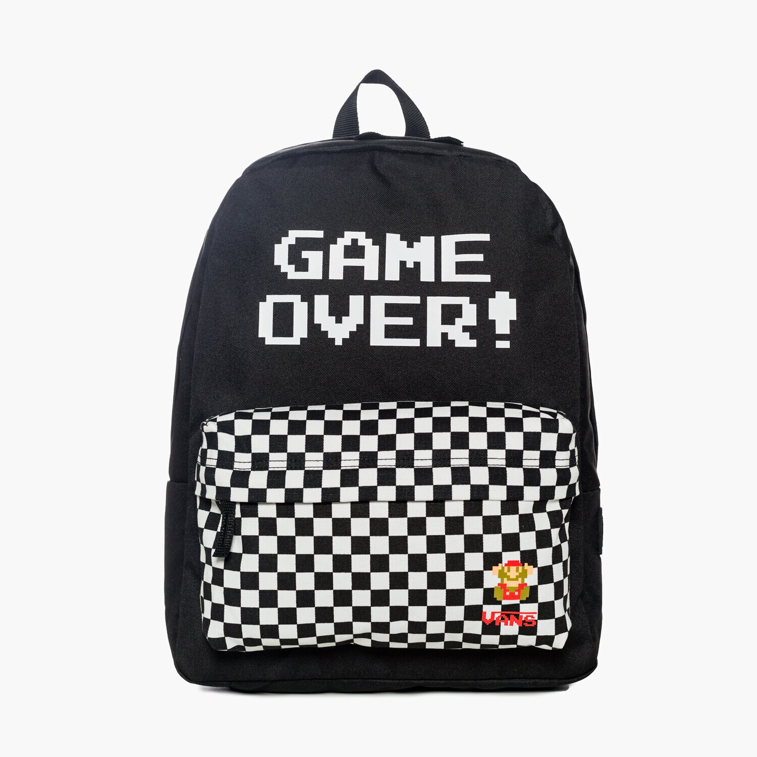 dámský batoh VANS BATOH NINTENDO GAME OVER BACKPACK VYYSKK9 ČERNÁ