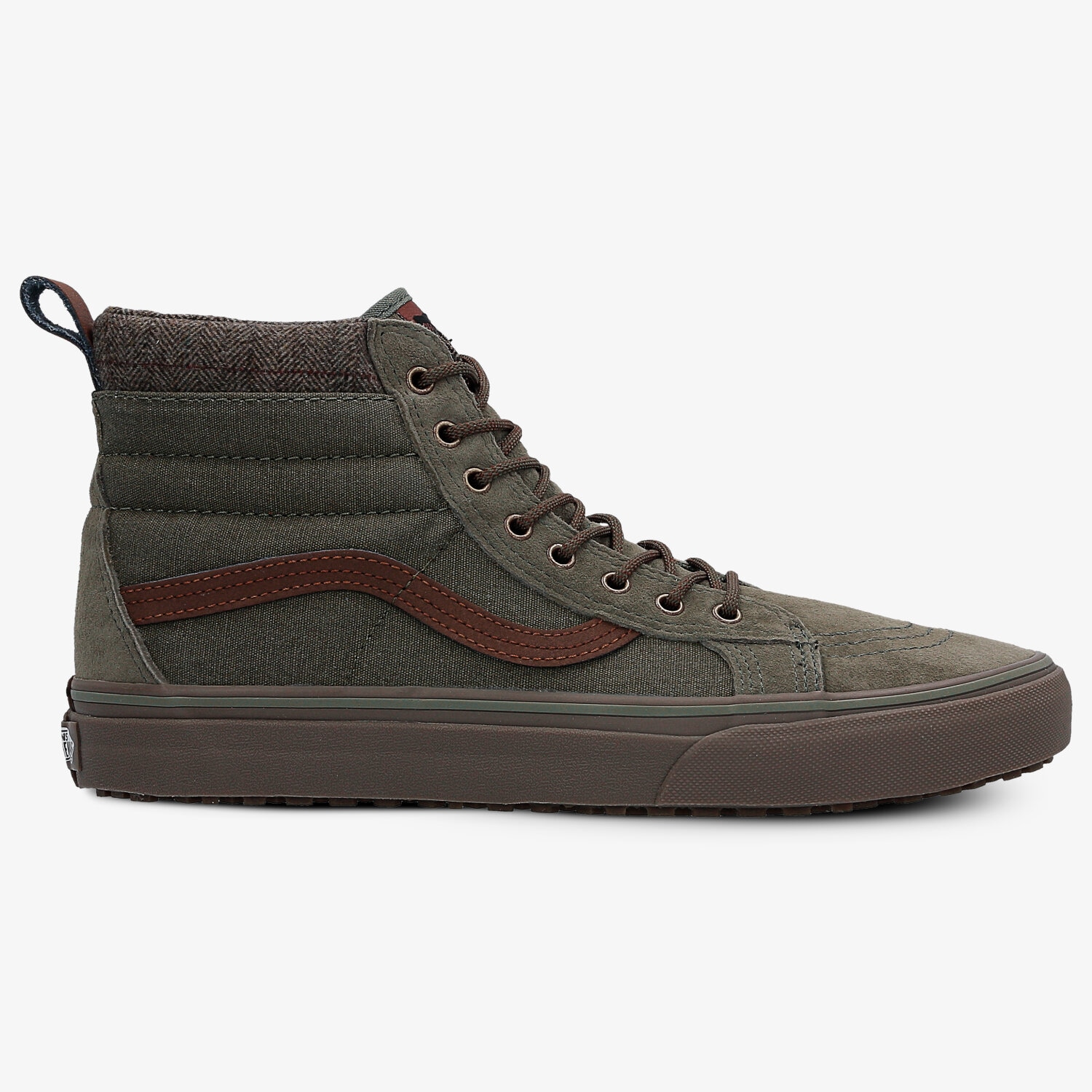 pánské skate boty (skateboardové) VANS SK8-HI MTE DX VA3498LR4 ZELENÁ