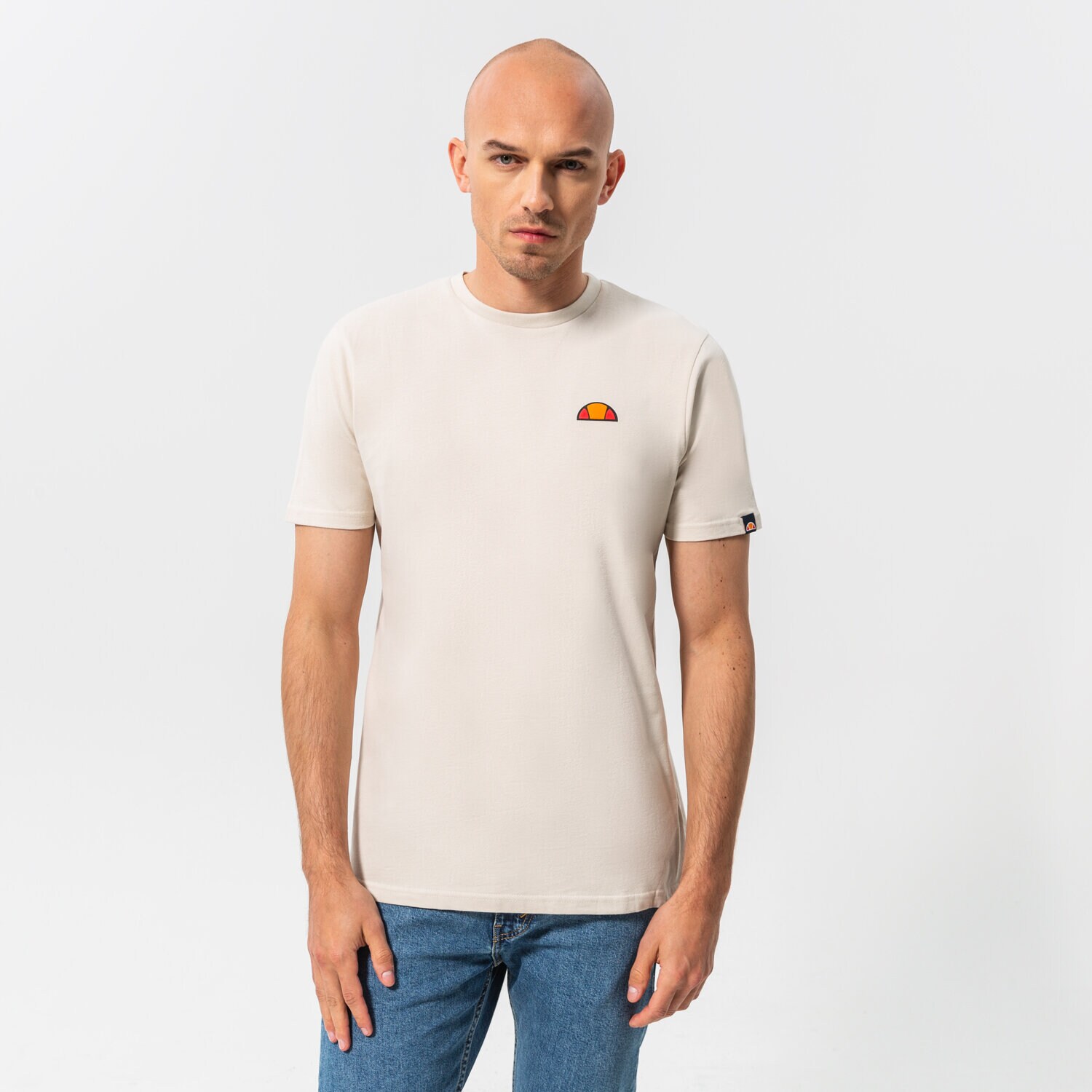 pánské tričko ELLESSE TRIČKO KONELLA BEIGE SMG13512214 ŠEDÁ