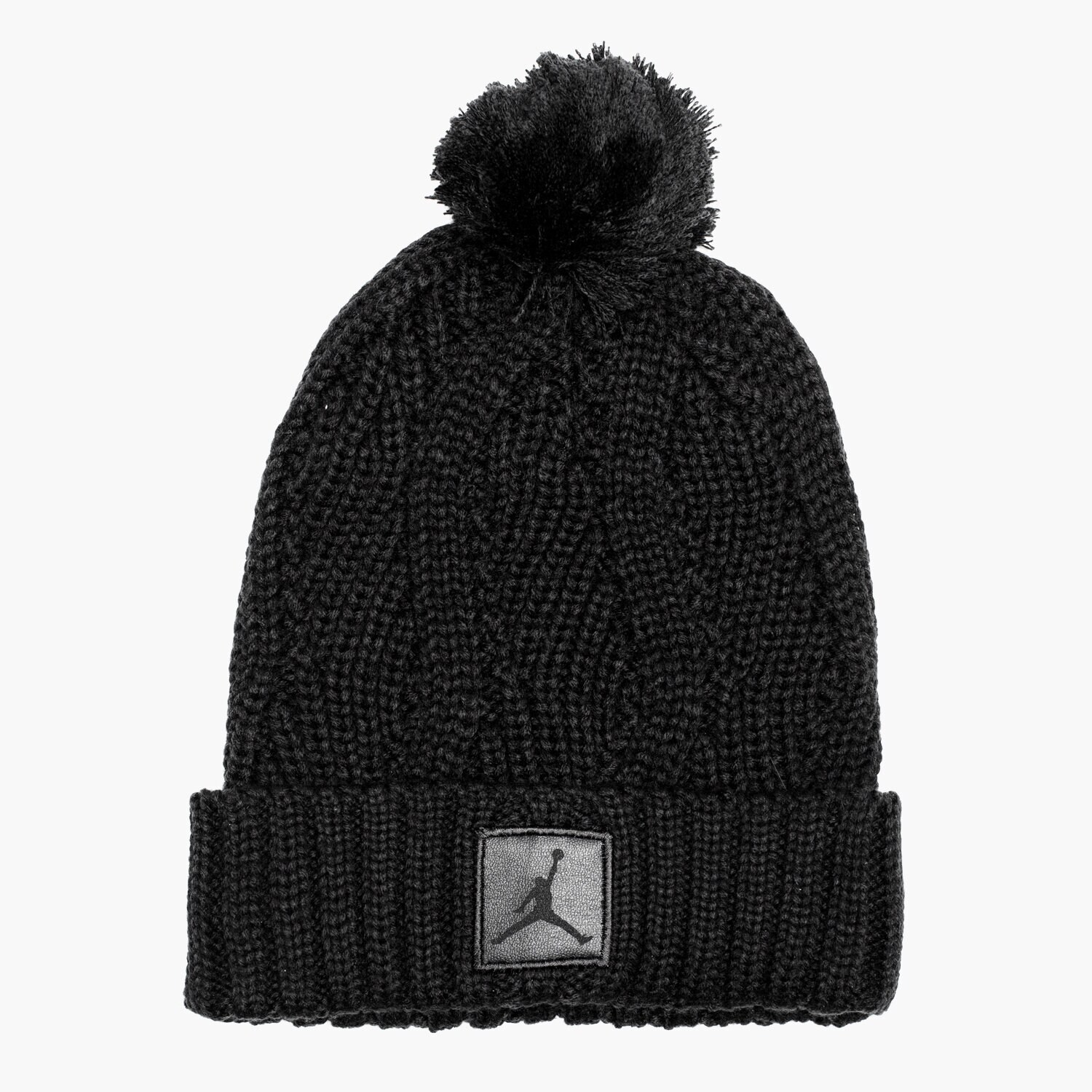 dětská čepice JORDAN ČEPICE ZIMNÍ JUMPMAN BEANIE POM 801768010 ČERNÁ