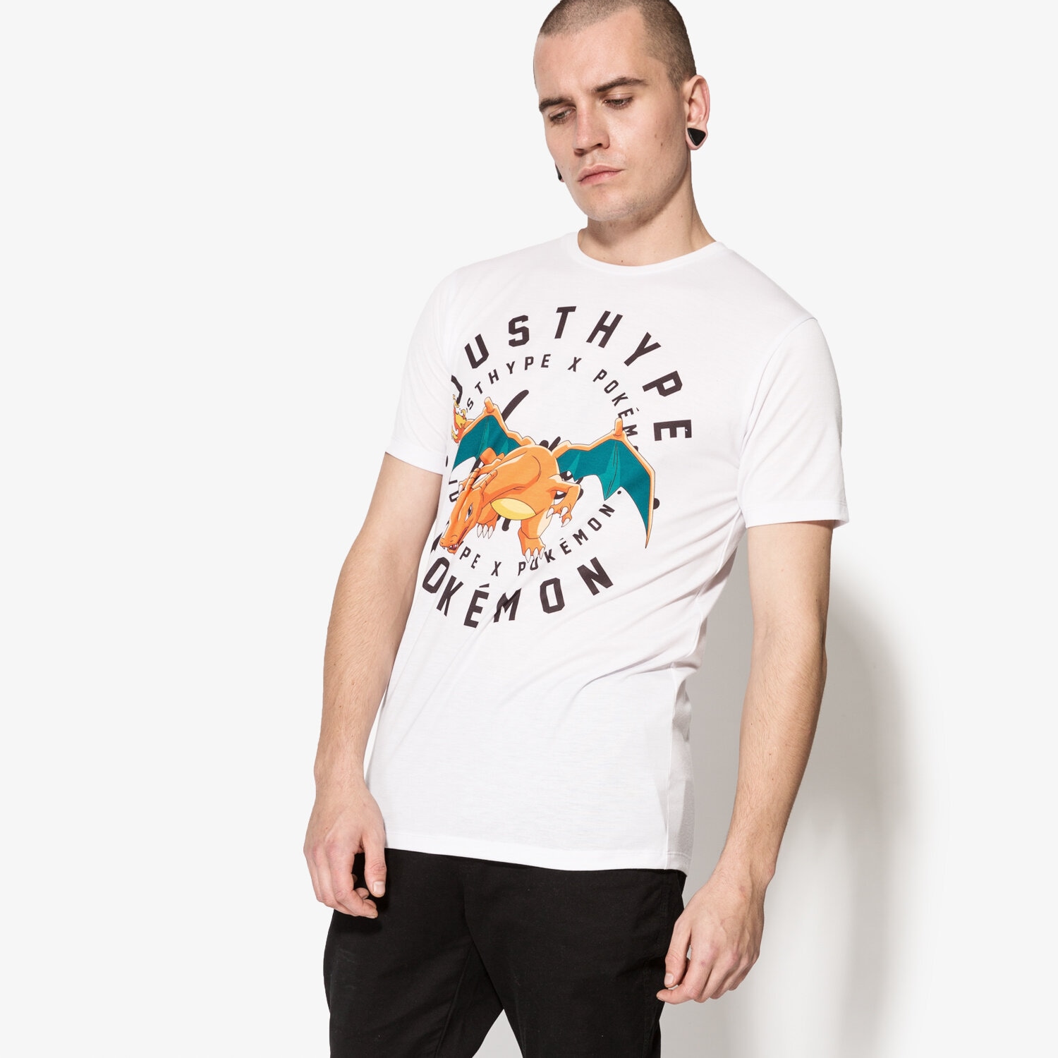 dámské tričko HYPE TRIČKO SS CHARIZARD HPOK003 BÍLÁ