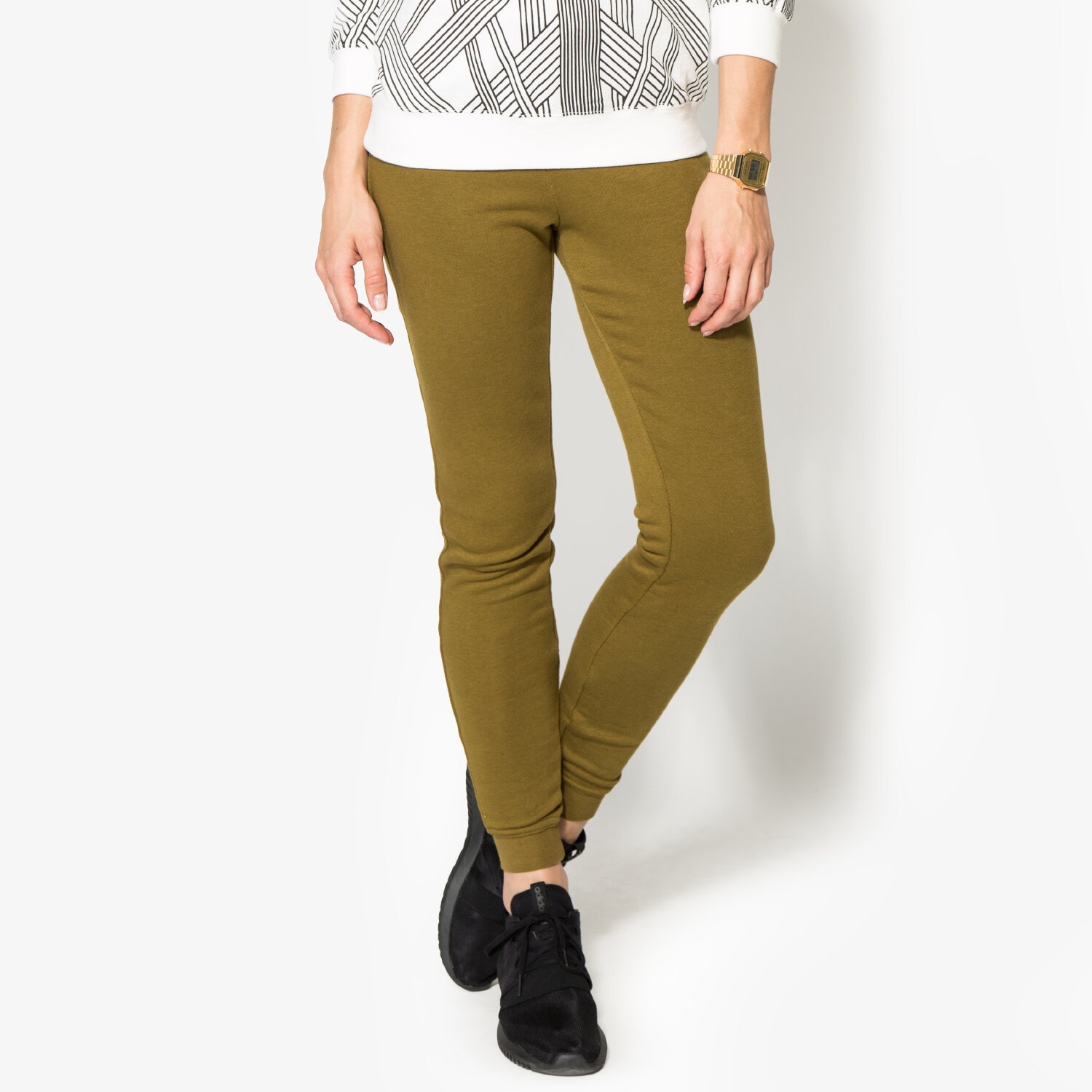 dámské kalhoty NIKE KALHOTY  W NSW MDRN PANT TIGHT 807356368 KHAKI