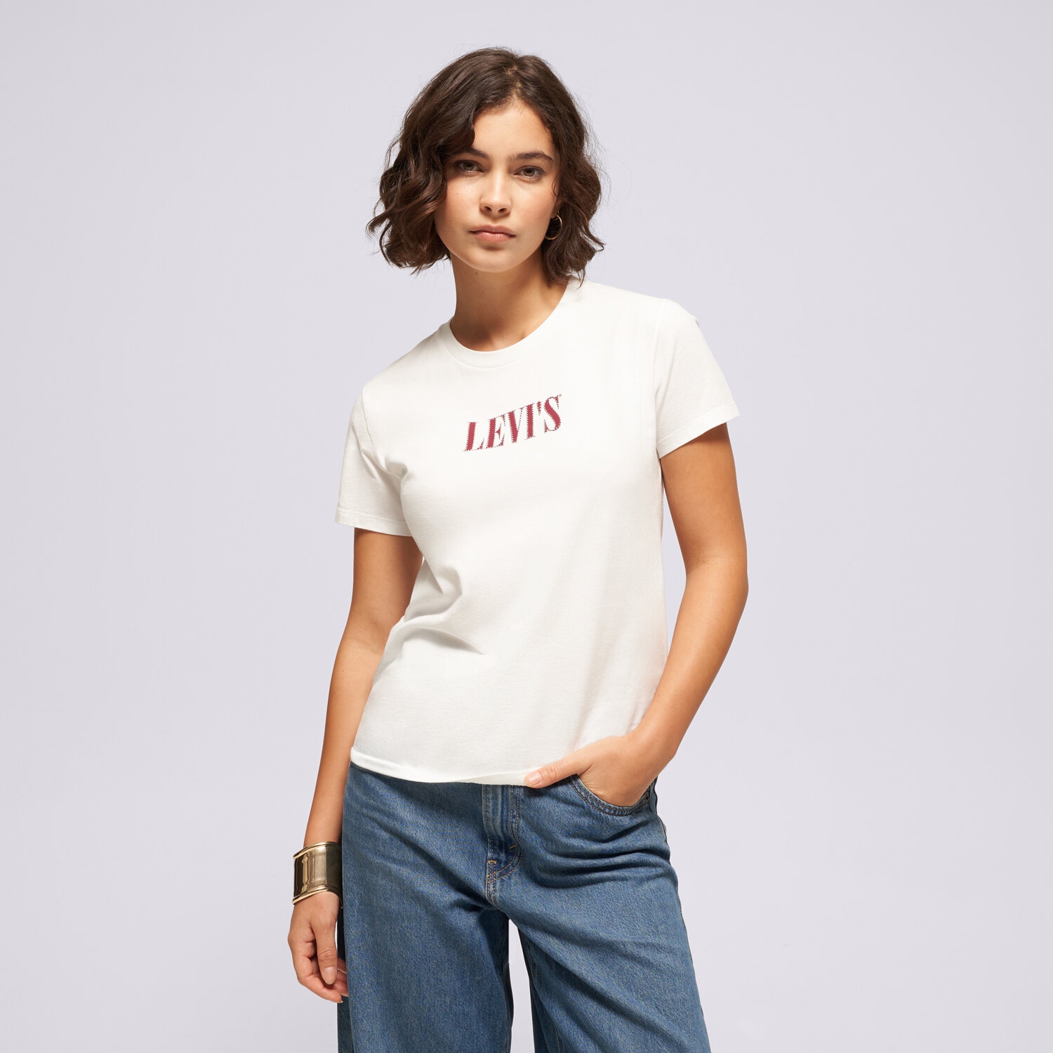 dámské tričko LEVI'S TRIČKO THE PERFECT TEE 17369-3493 BÍLÁ