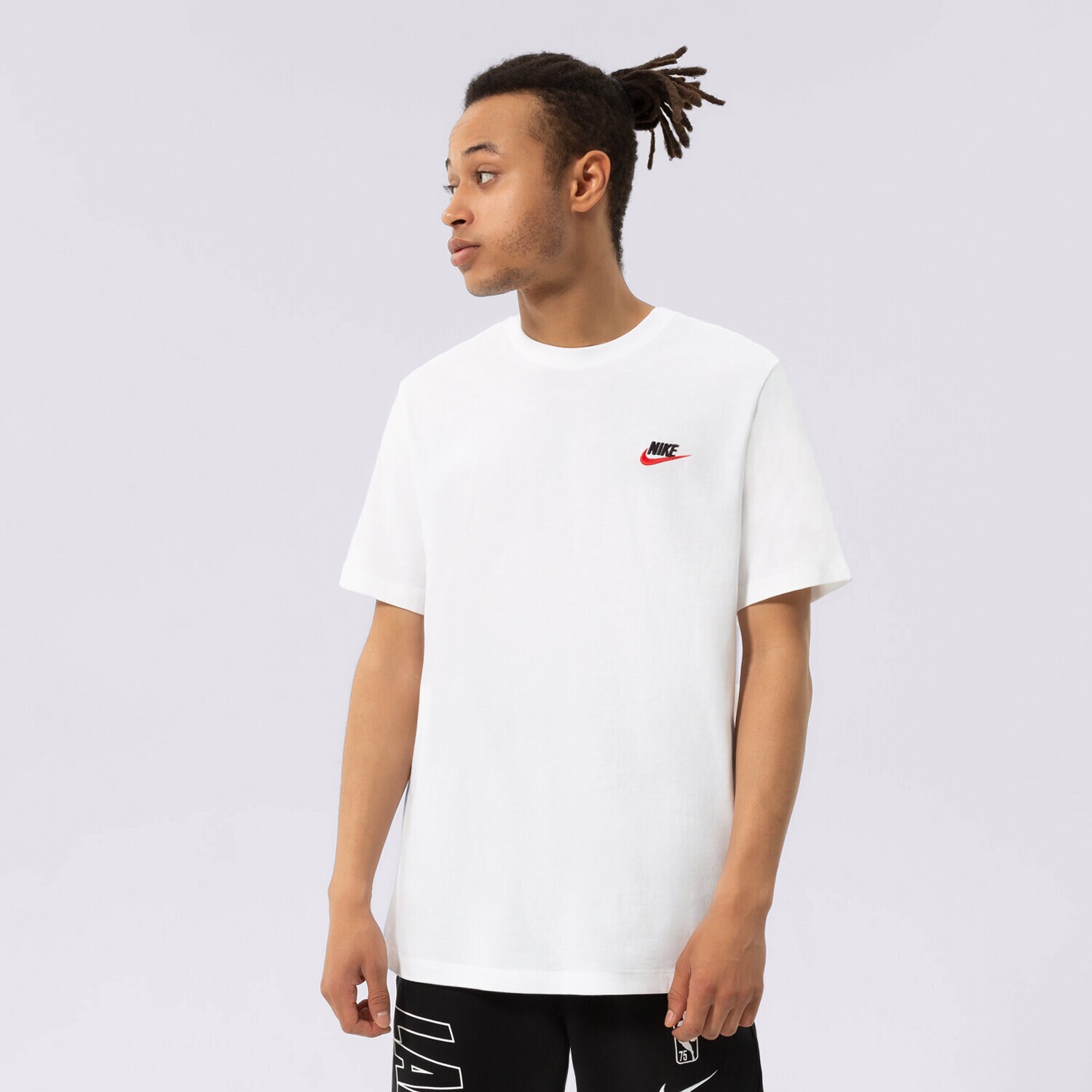 pánské tričko NIKE TRIČKO SPORTSWEAR CLUB FLEECE AR4997-100 BÍLÁ
