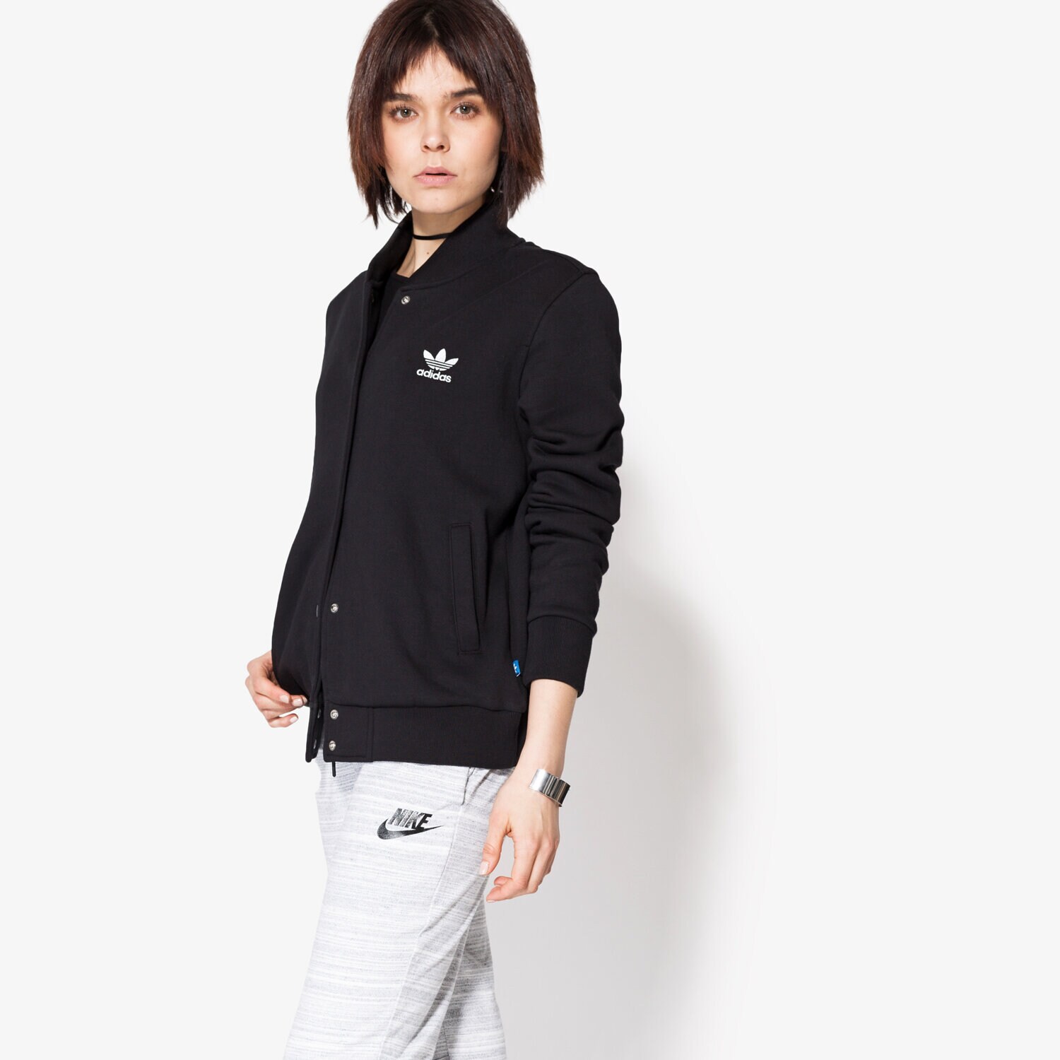 dámská mikina ADIDAS MIKINA COLLEGIATE TT BK5808 ČERNÁ