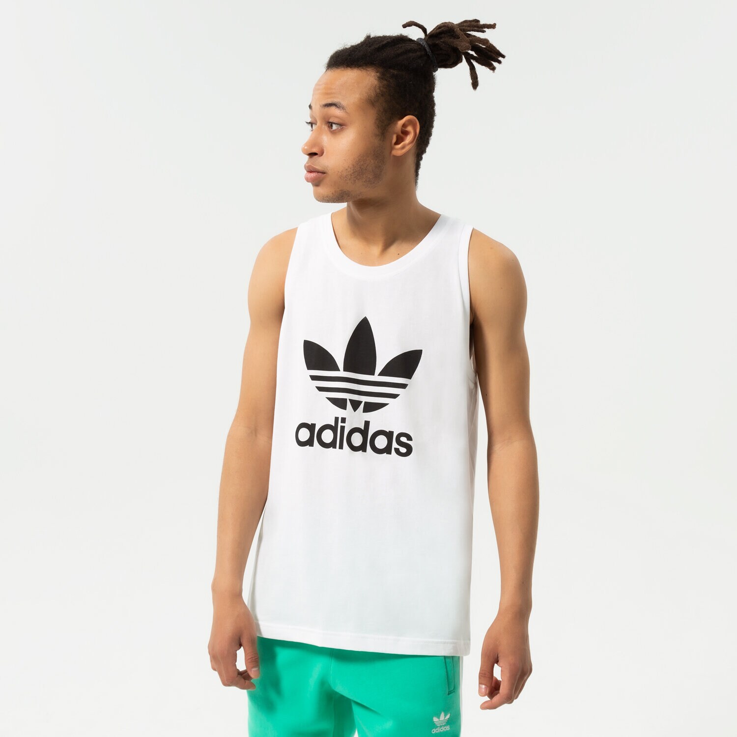 pánská košile ADIDAS TOP TREFOIL H06636 BÍLÁ