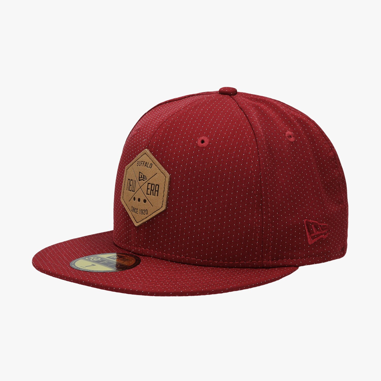 dětská kšiltovka NEW ERA ČEPICE HEX PATCH FITTED NE MRN 80469159 BORDOVÁ