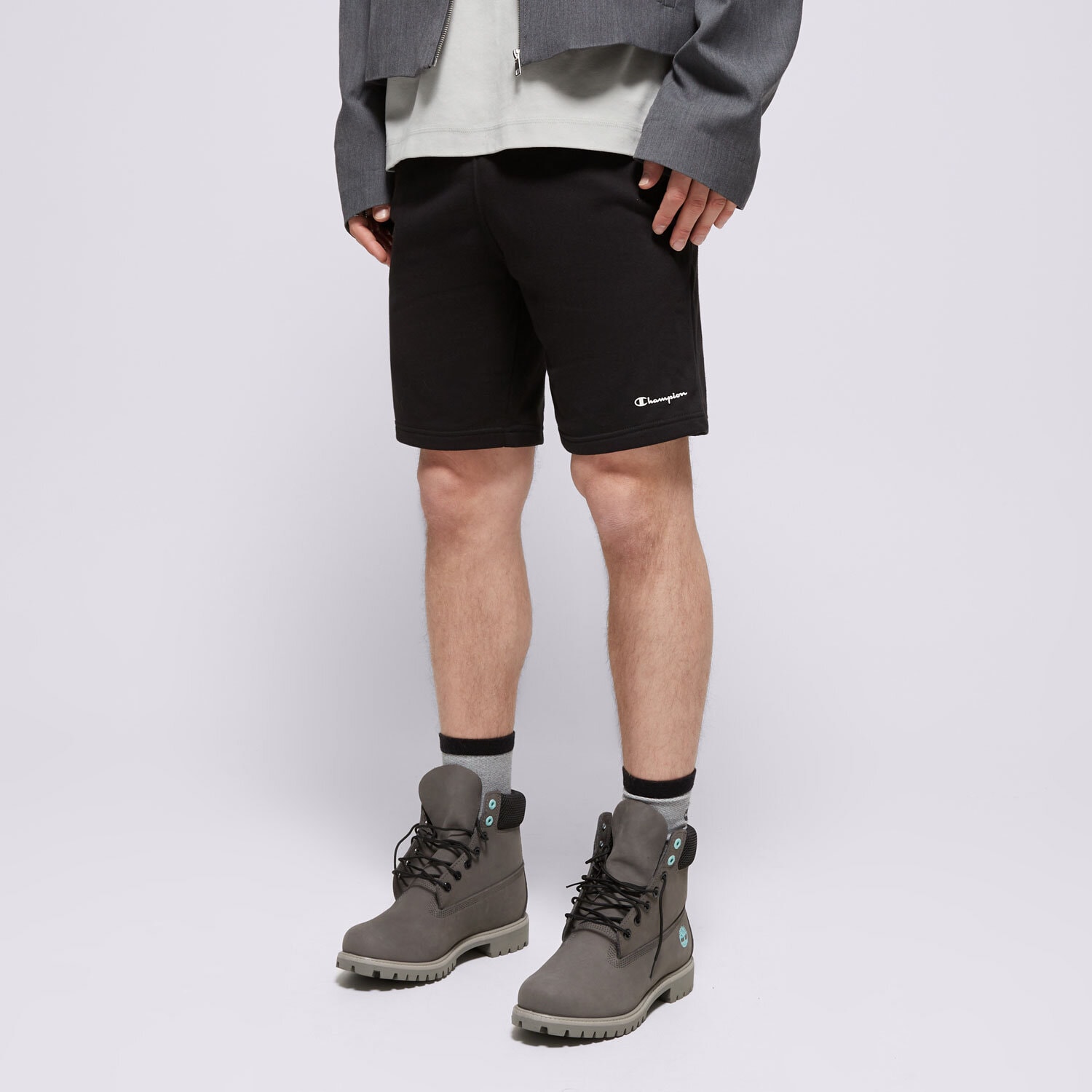 pánské kraťasy CHAMPION ŠORTKY  BERMUDA 217430KK001 ČERNÁ