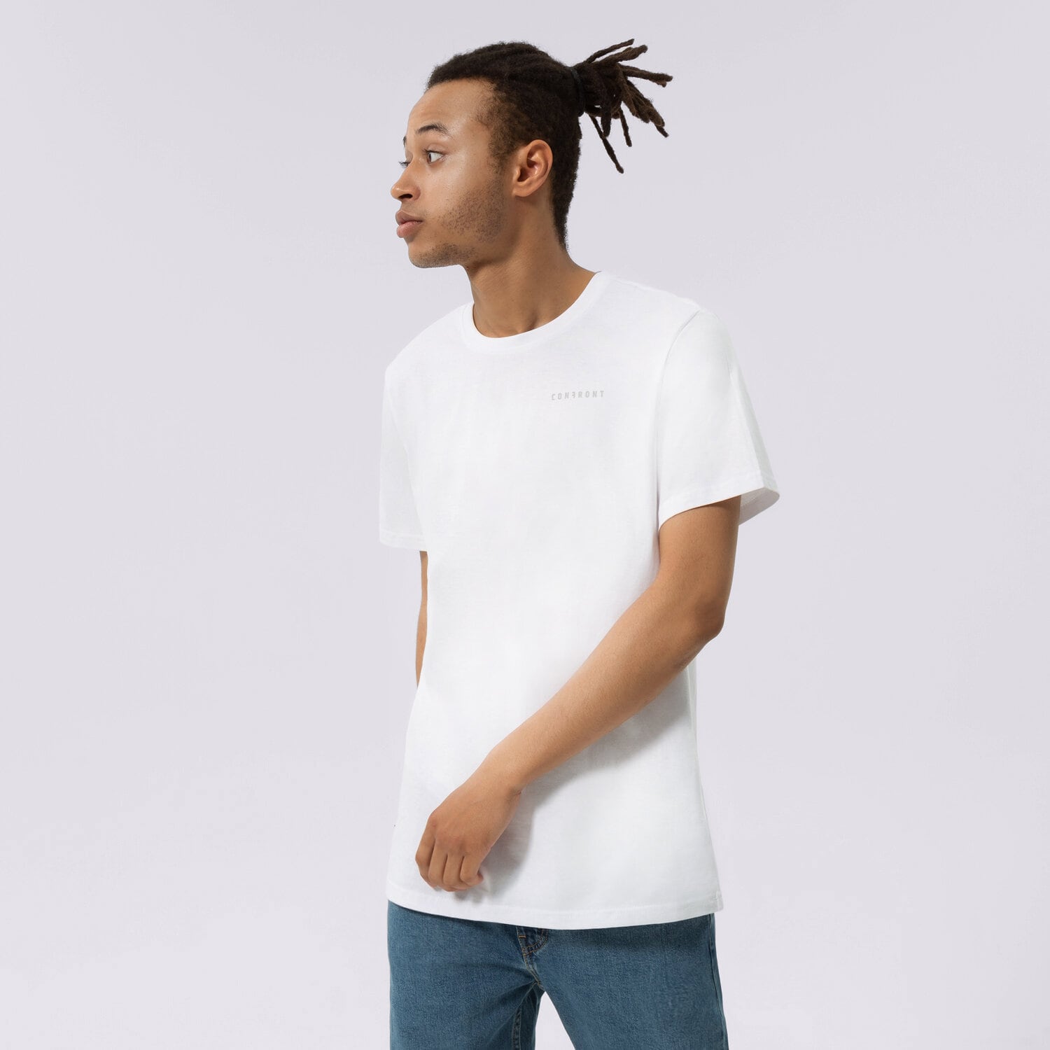 pánské tričko CONFRONT TRIČKO CLASSIC CF122TSM72001 BÍLÁ