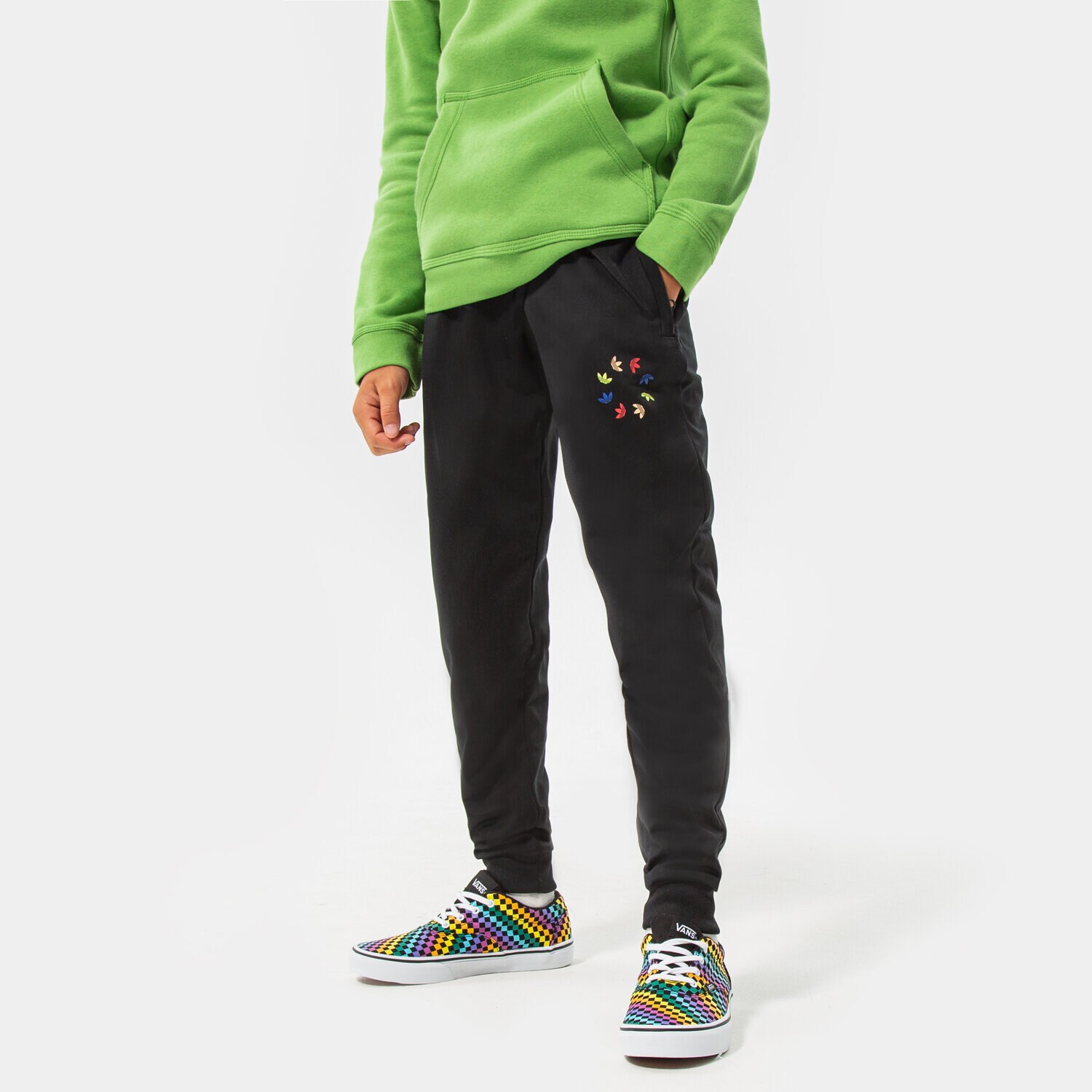 dětské kalhoty ADIDAS KALHOTY  TRACK PANTS BOY HB9468 ČERNÁ