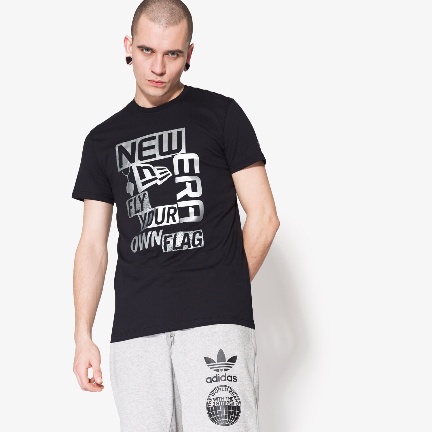 pánské tričko NEW ERA TRIČKO KEY CHAIN BLK 11422869 ČERNÁ