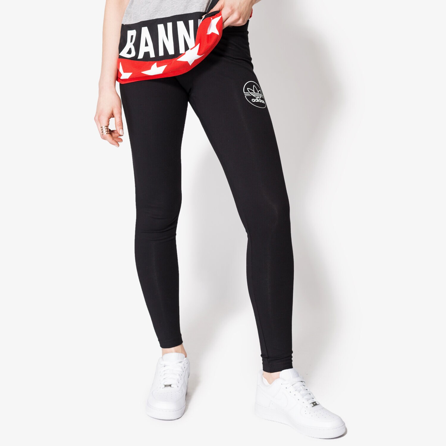 dámské kalhoty ADIDAS LEGGINGS LEGGINGS BK5810 ČERNÁ