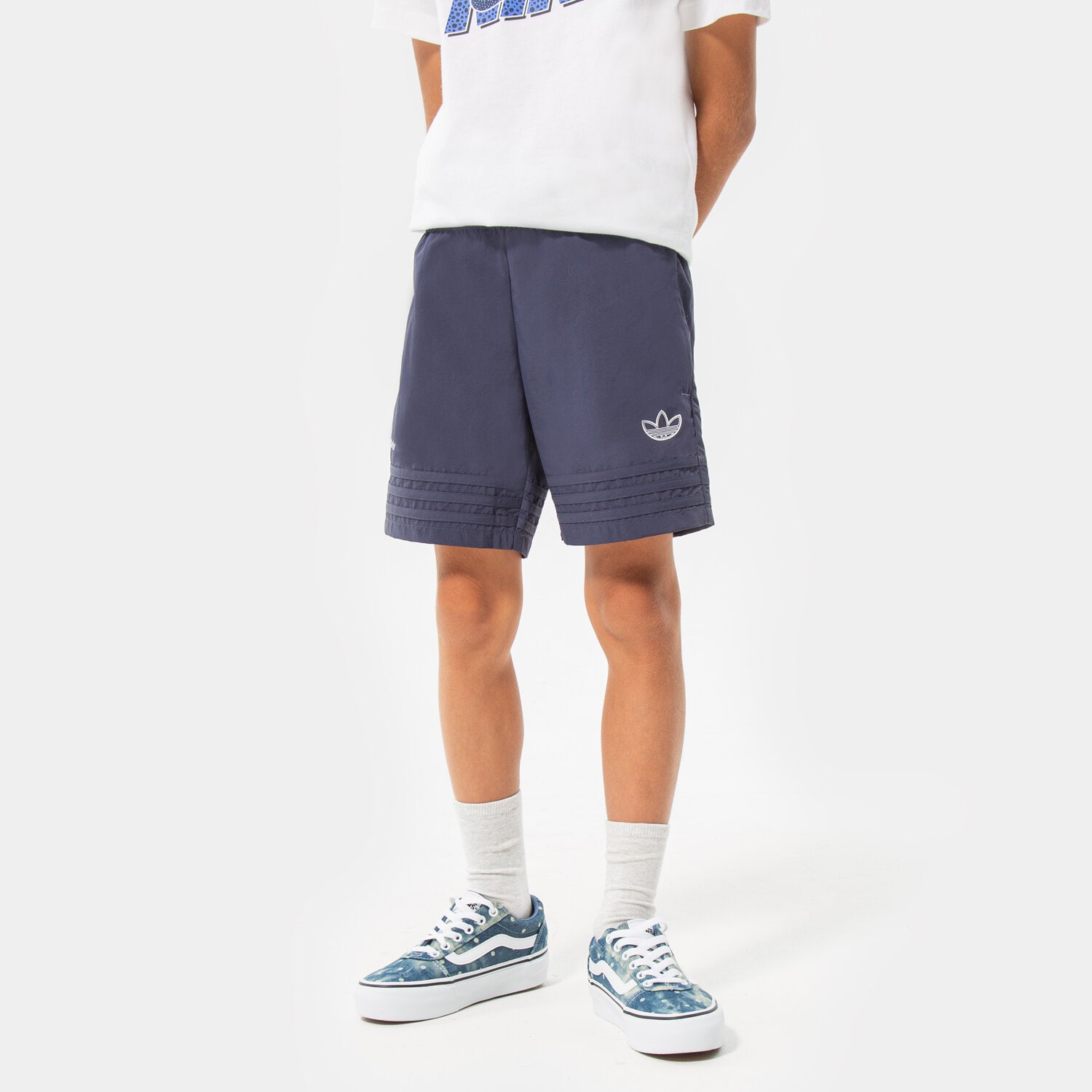 ADIDAS ŠORTKY  BOY HE2085 TMAVOMODRÁ