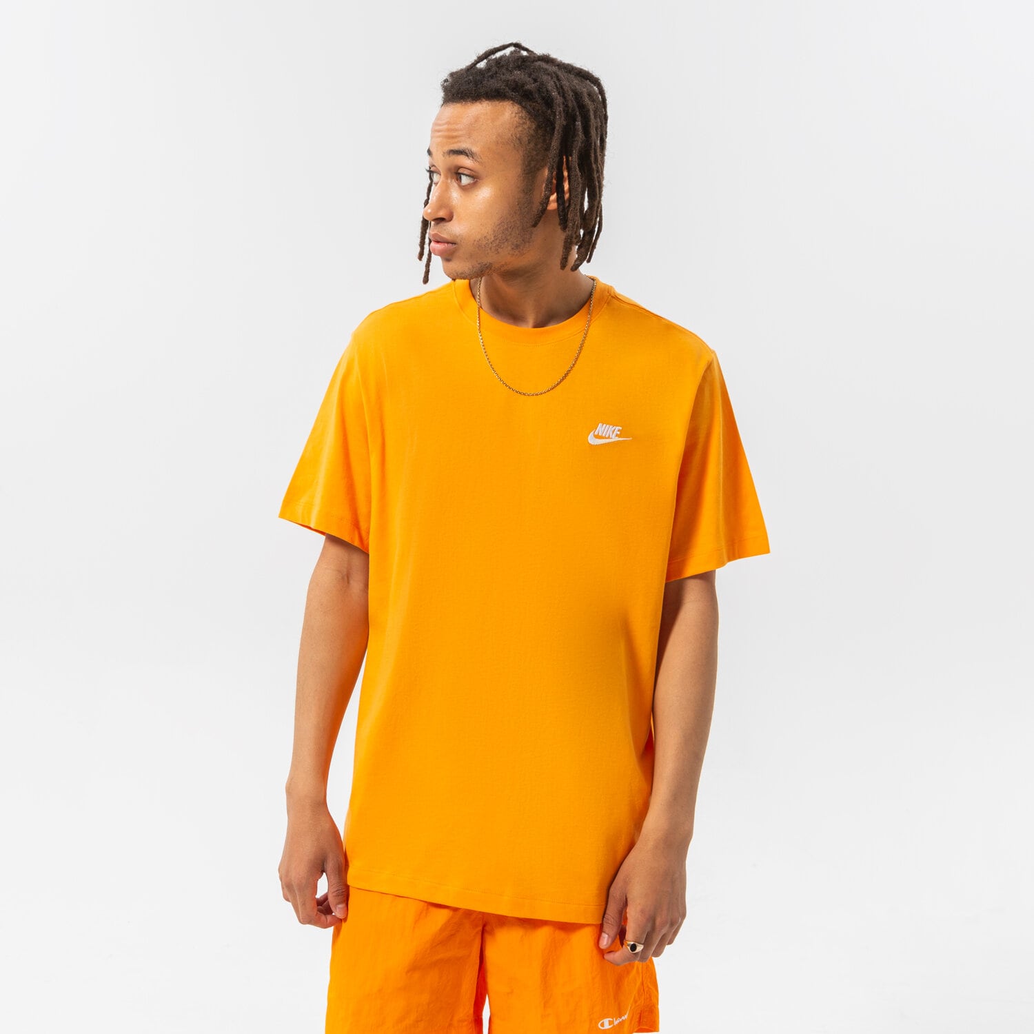 pánské tričko NIKE TRIČKO NIKE SPORTSWEAR CLUB AR4997-887 ORANŽOVÁ