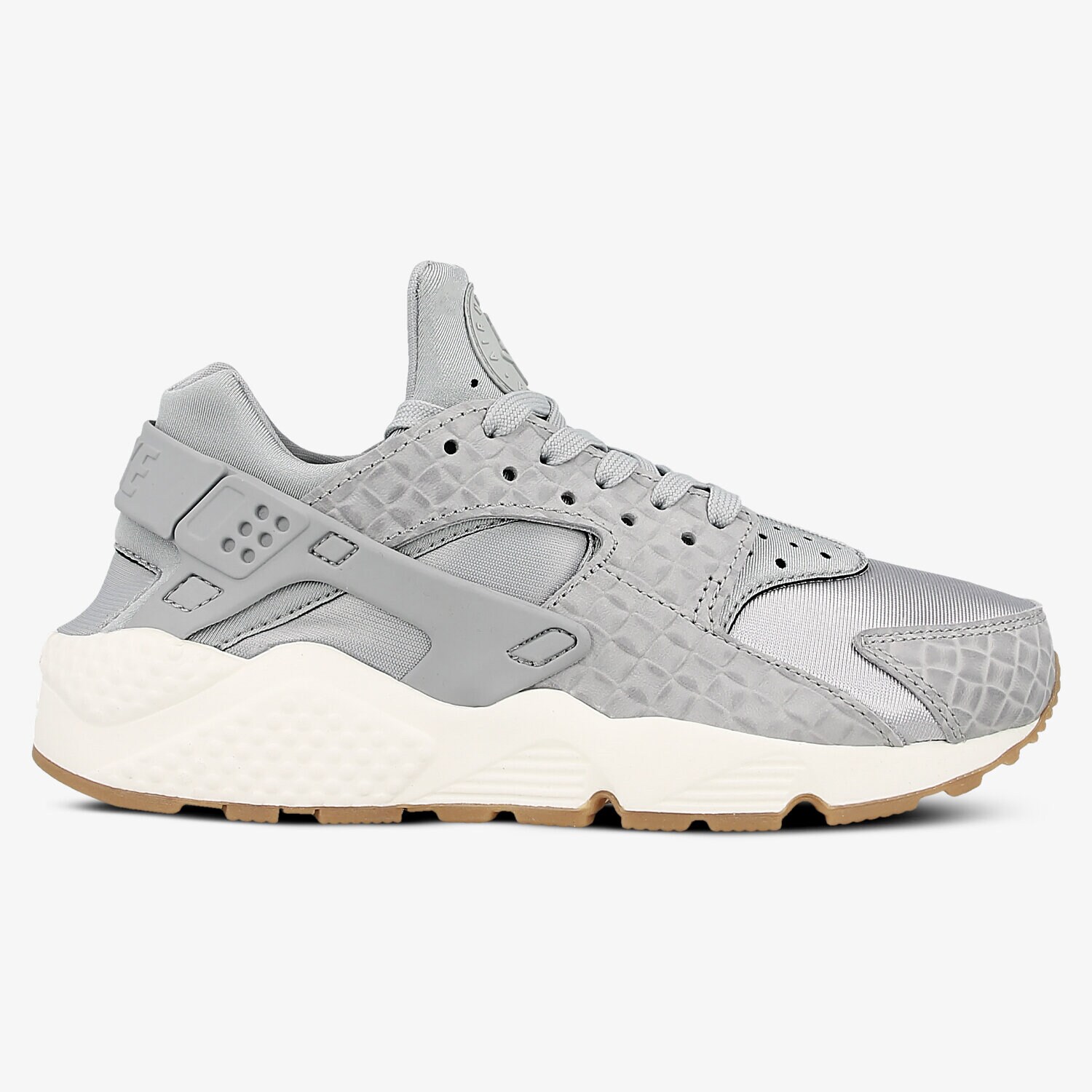 dámské tenisky NIKE WMNS AIR HUARACHE RUN PRM 683818-012 ŠEDÁ