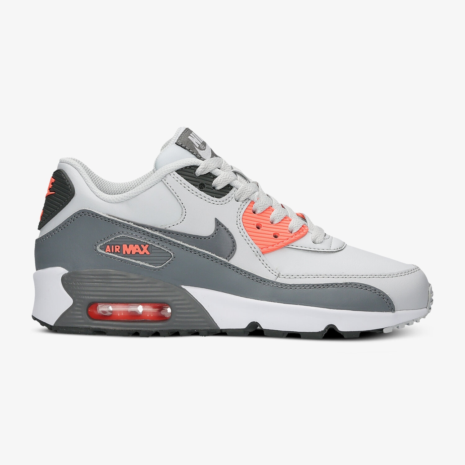 dětské tenisky NIKE AIR MAX 90 LEATHER (GS)  833376006 ŠEDÁ