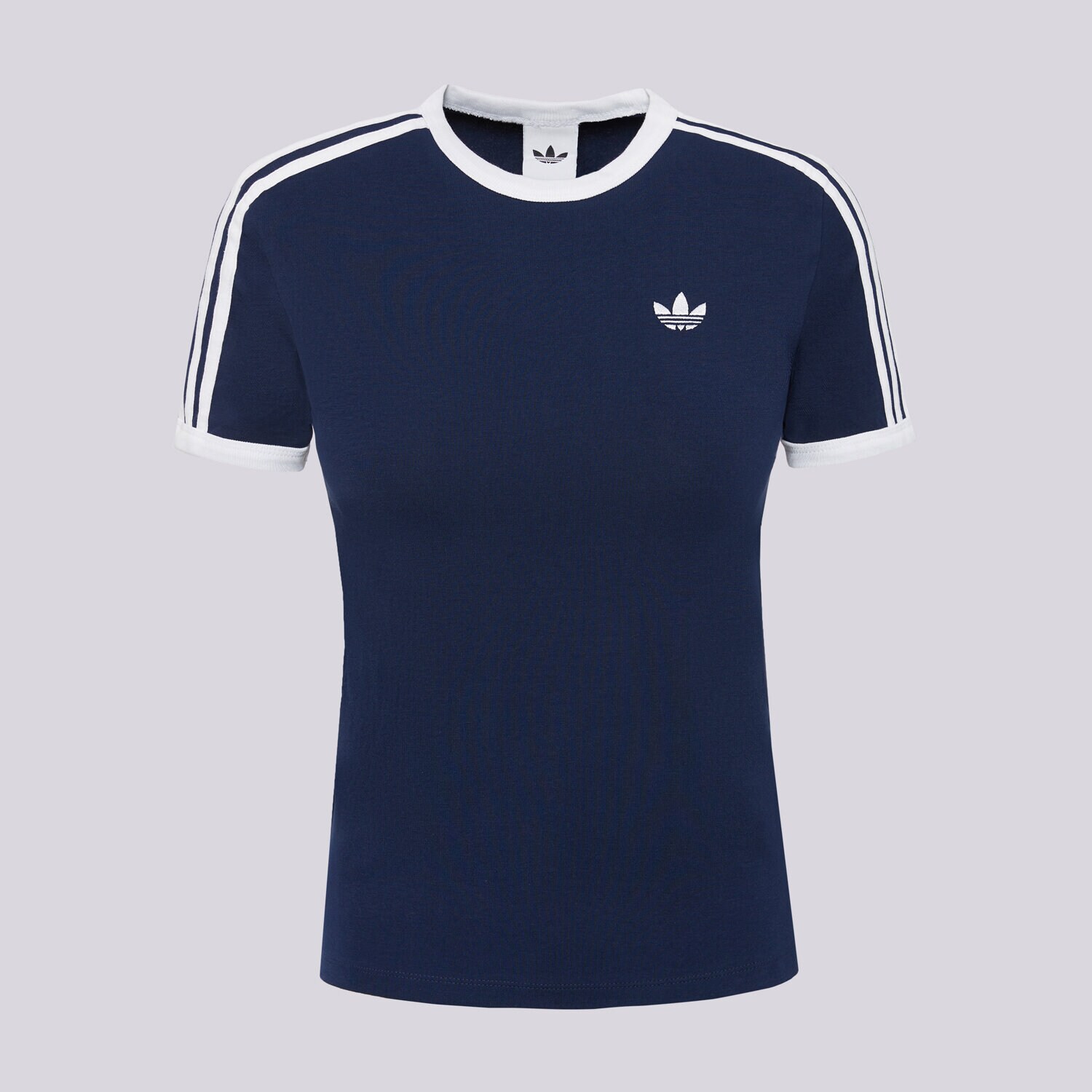 dámské tričko ADIDAS TRIČKO 3S TEE SLIM KS4777 TMAVOMODRÁ
