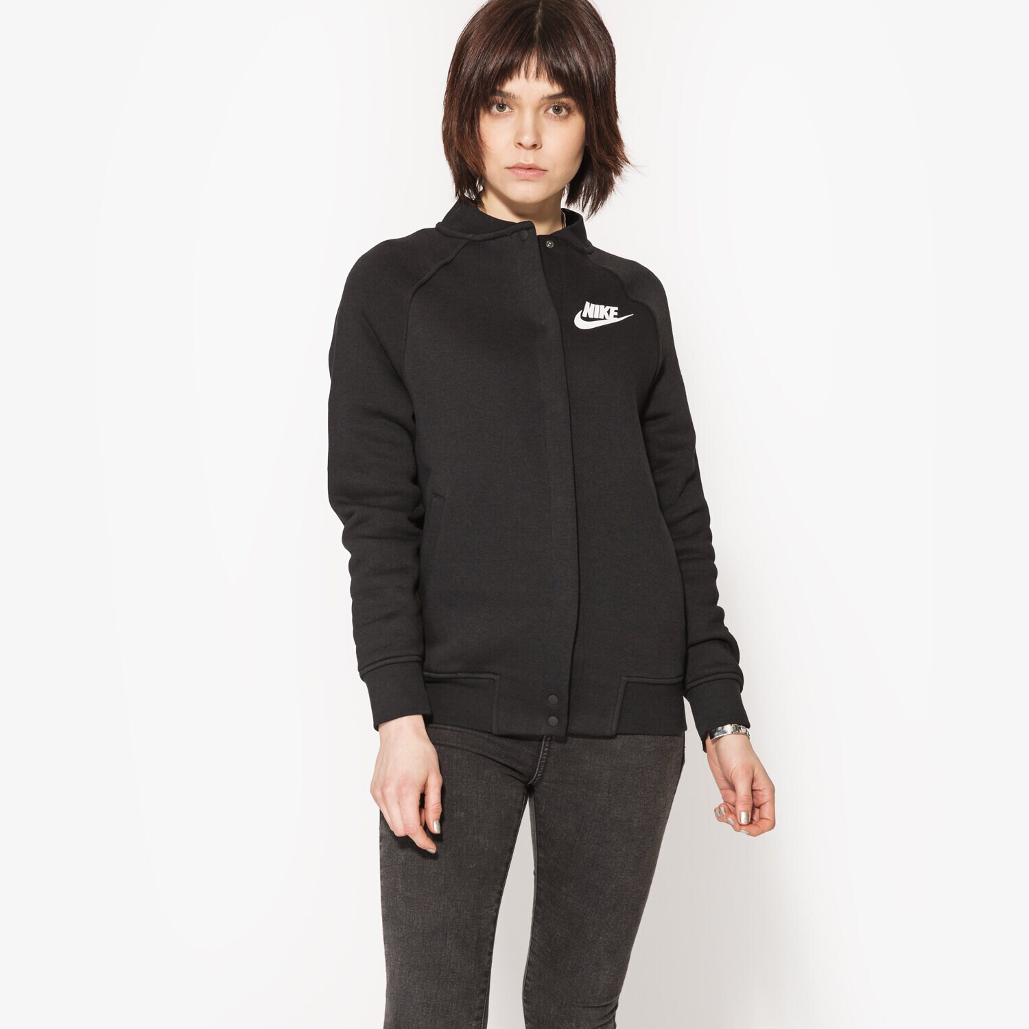 dámská mikina NIKE MIKINA NSW RALLY JKT 831735010 ČERNÁ