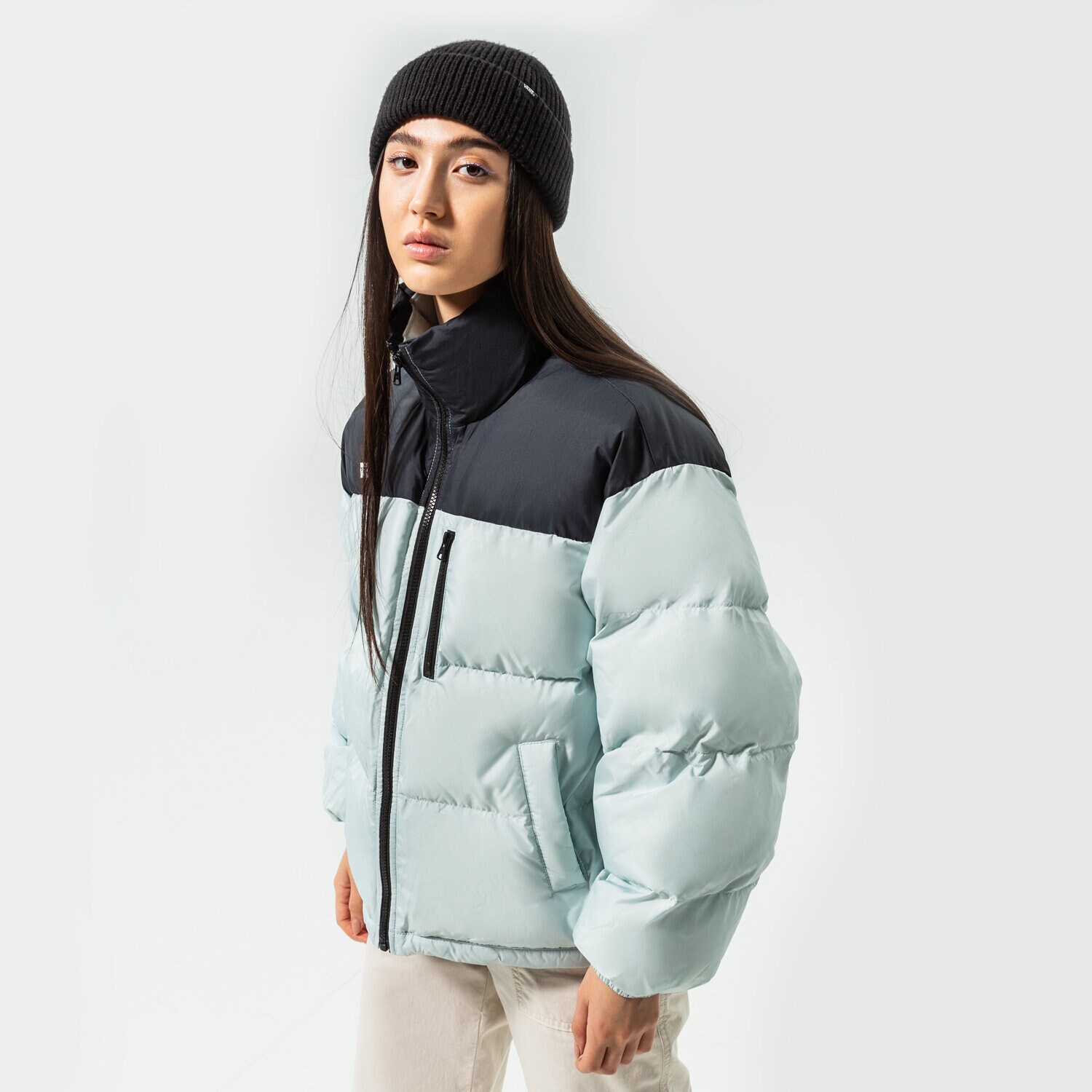 dámská zimní bunda LEVI'S BUNDA ZIMNÍ NOE SHORT PUFFER A3286-0002 ŠEDÁ
