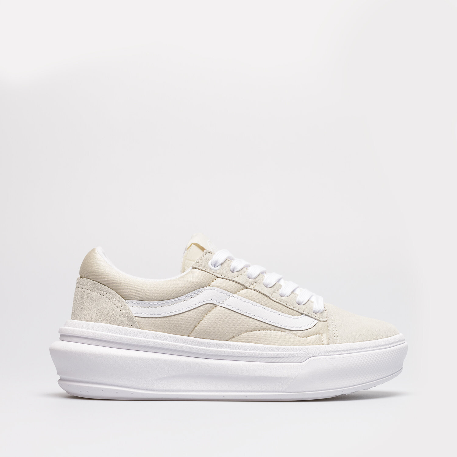dámské tenisky VANS UA OLD SKOOL OVERT CC VN0A7Q5E1NF1 BÉŽOVÁ