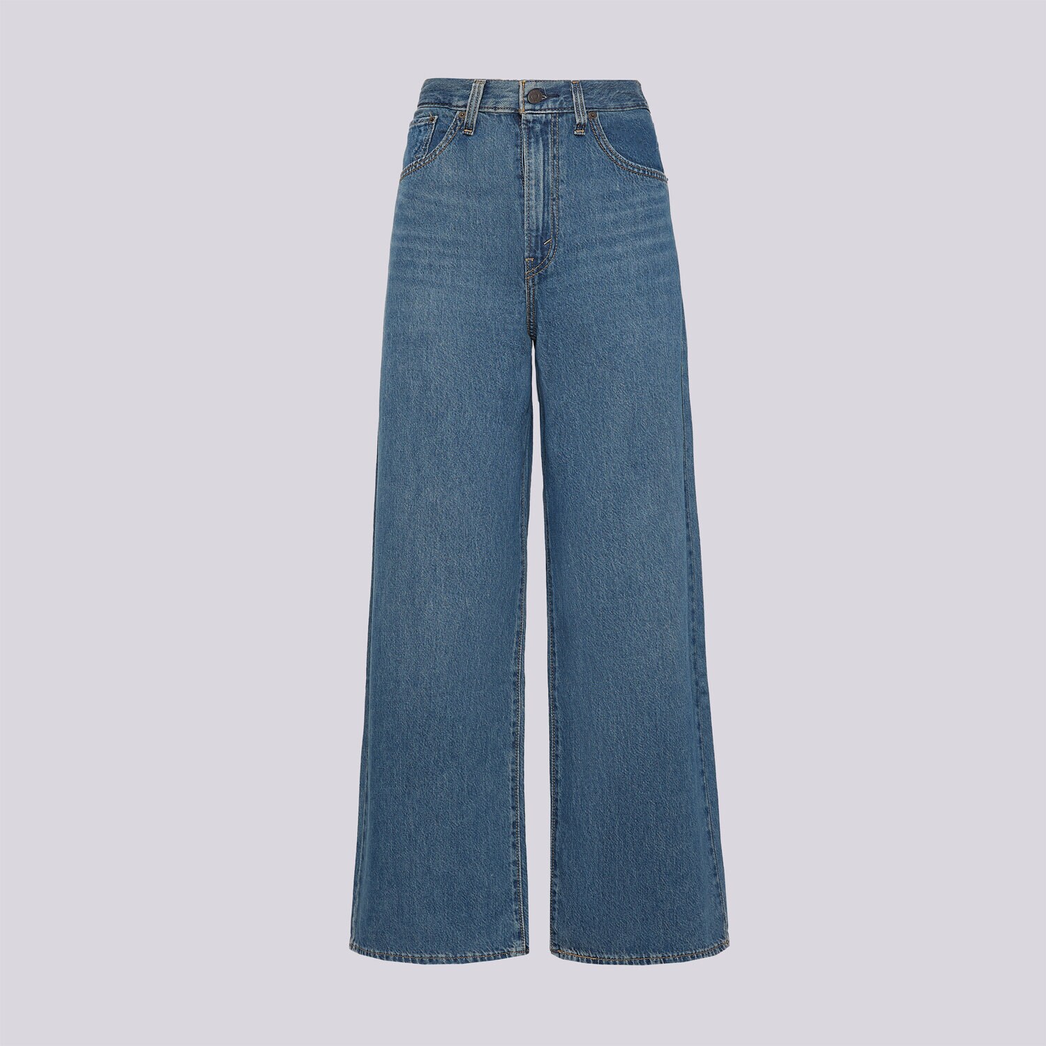 dámské kalhoty LEVI'S KALHOTY  CINCH BAGGY 001UP-0002 MODRÁ