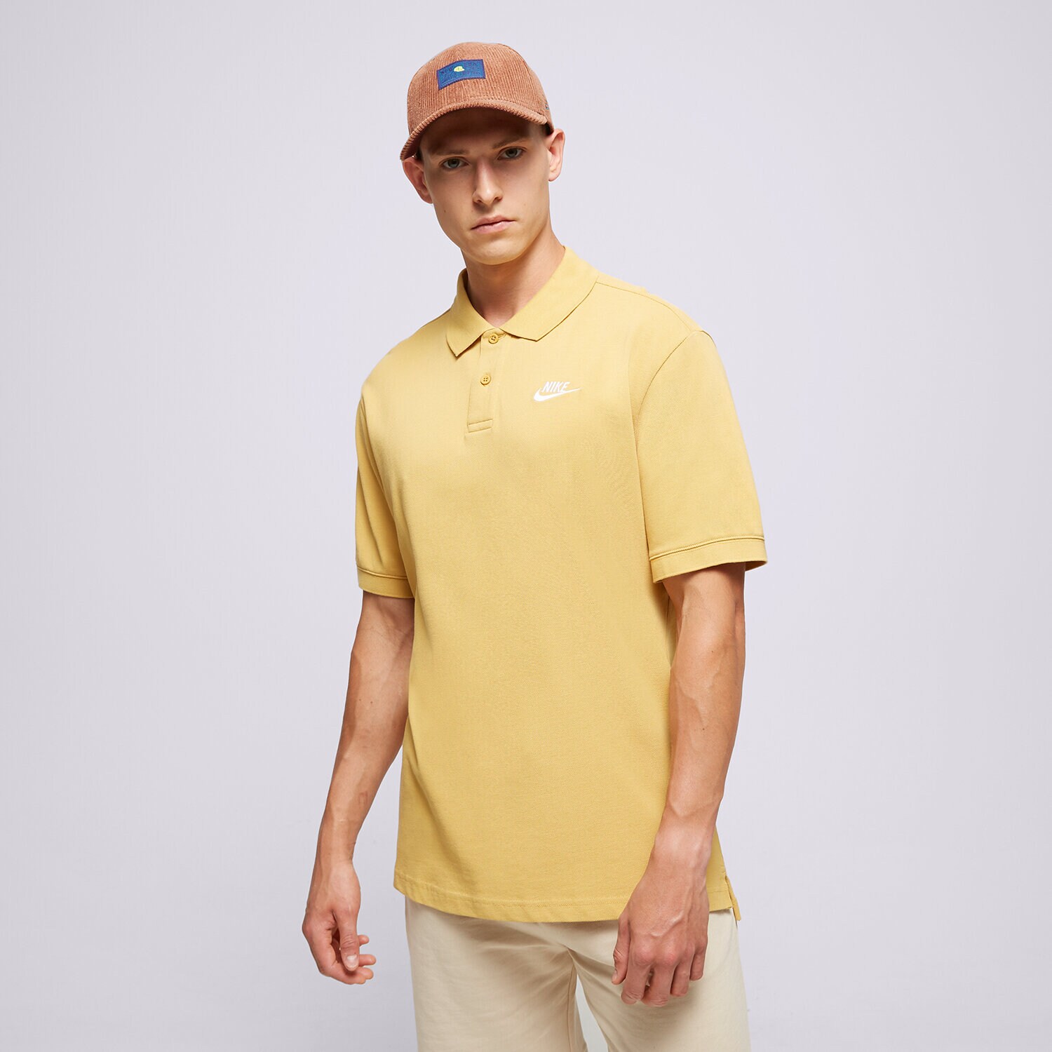 pánské polo tričko NIKE TRIČKO SPORTSWEAR CJ4456-725 hořčicová
