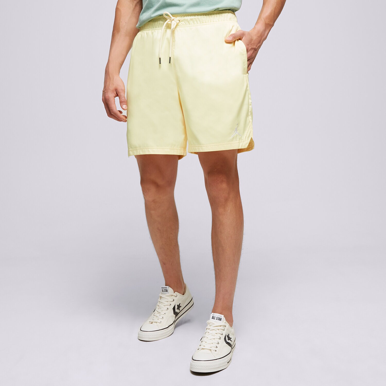 pánské kraťasy JORDAN ŠORTKY  M J ESS POOLSIDE SHORT DM1371-821 ŽLUTÁ