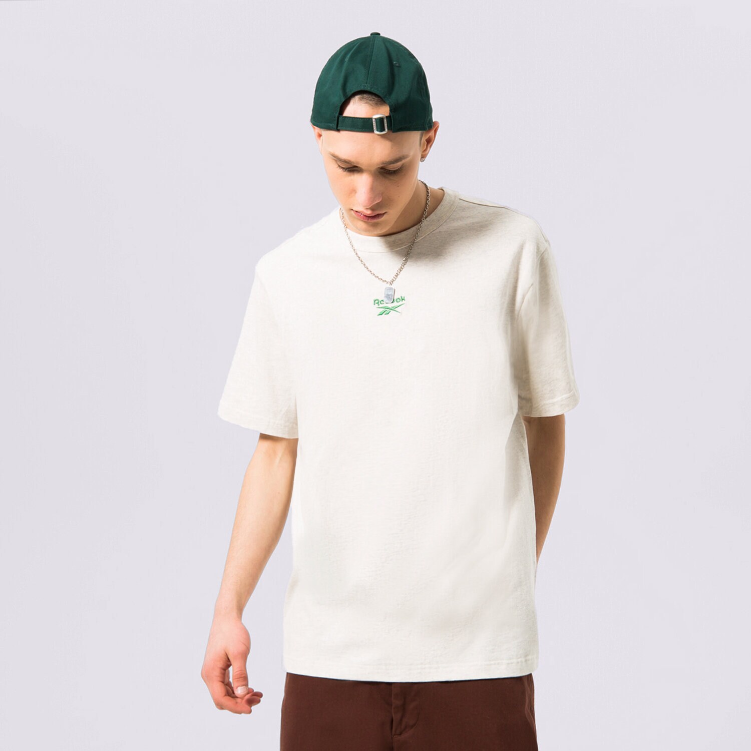 pánské tričko REEBOK TRIČKO CL SV HS7156 BÍLÁ