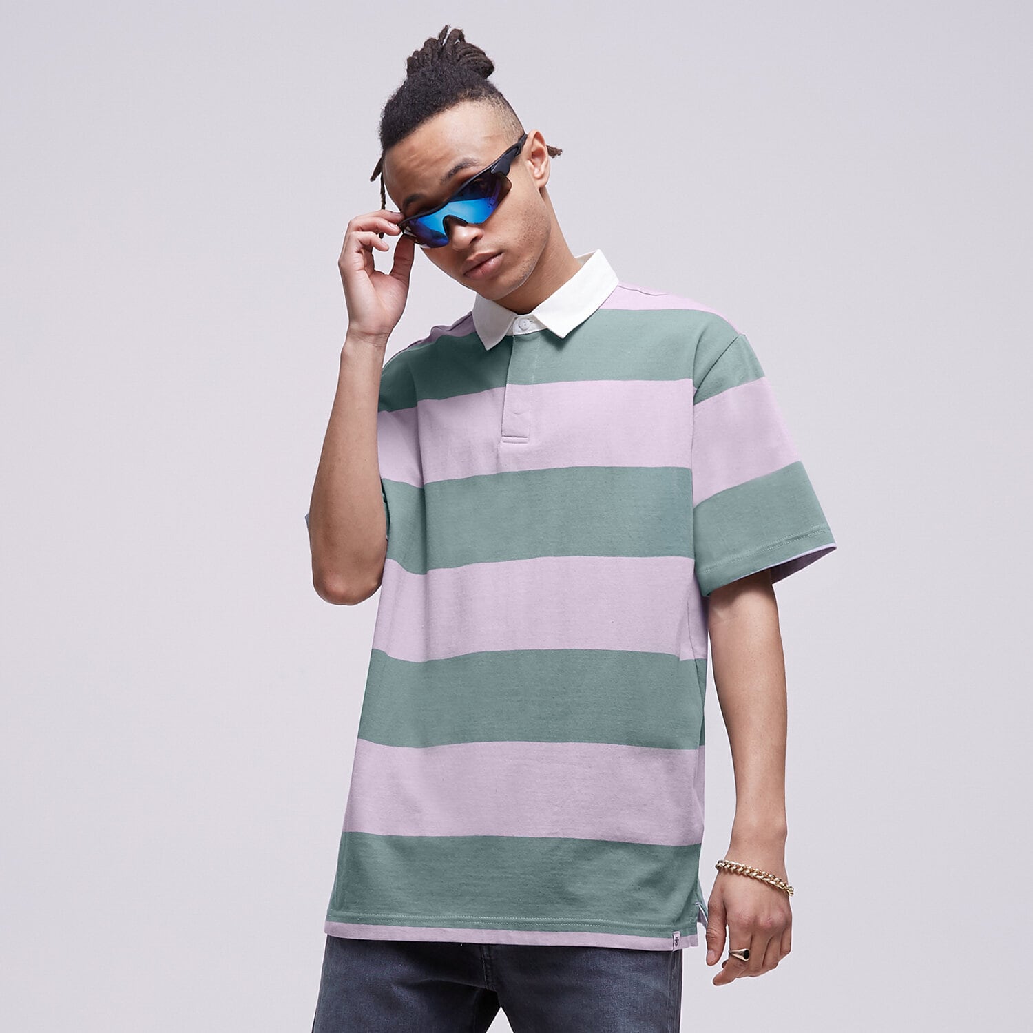 pánské polo tričko ELEMENT TRIČKO REEDSPORT TRIČKO ELYKT00129PJT0 FIALOVÁ