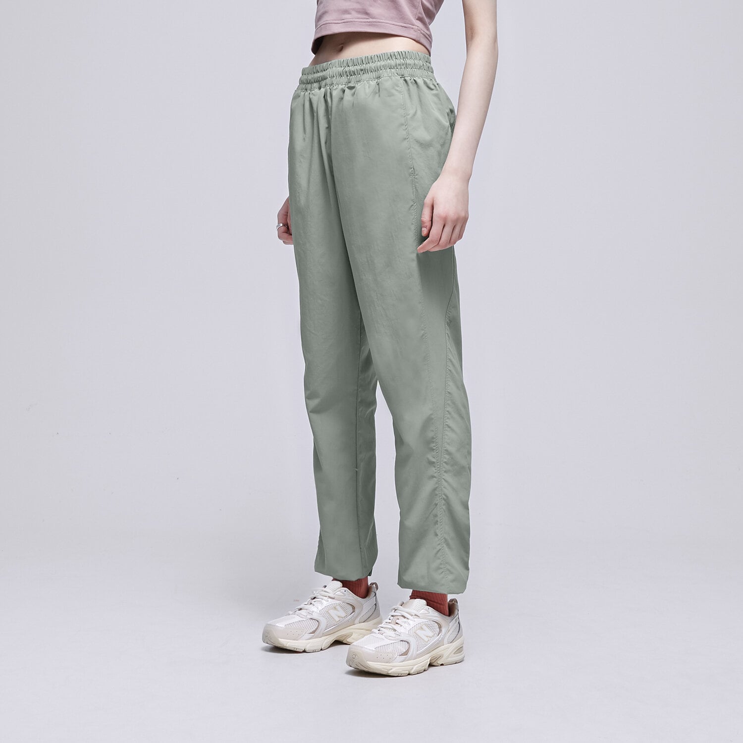 dámské kalhoty REEBOK KALHOTY  CL AE FR TP IC0190 ZELENÁ