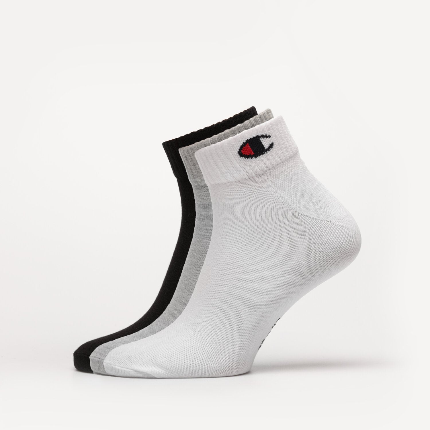 pánské ponožky CHAMPION PONOŽKY 3PK QUARTER SOCKS U24559EM006 VÍCEBAREVNÁ