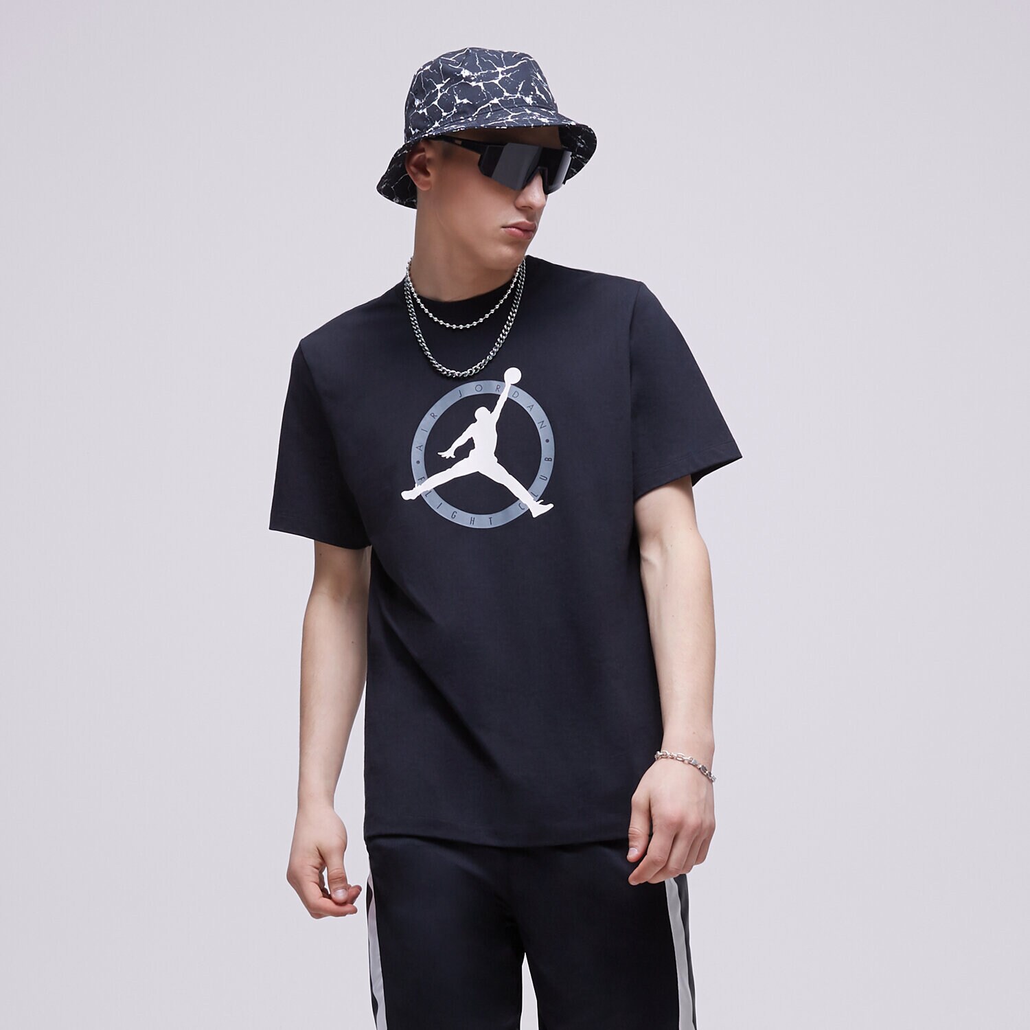 pánské tričko JORDAN TRIČKO M J FLT MVP SS CREW DV8436-010 ČERNÁ