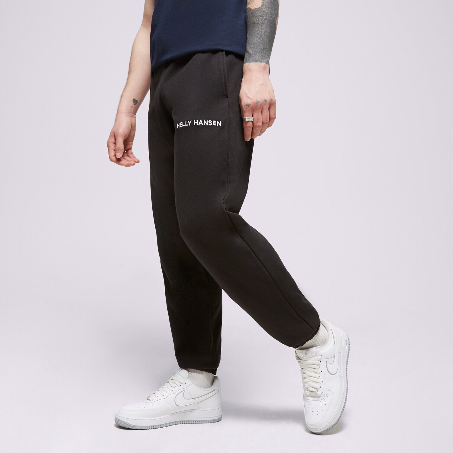 pánské kalhoty HELLY HANSEN KALHOTY  CORE SWEAT PANT 53926992 ČERNÁ