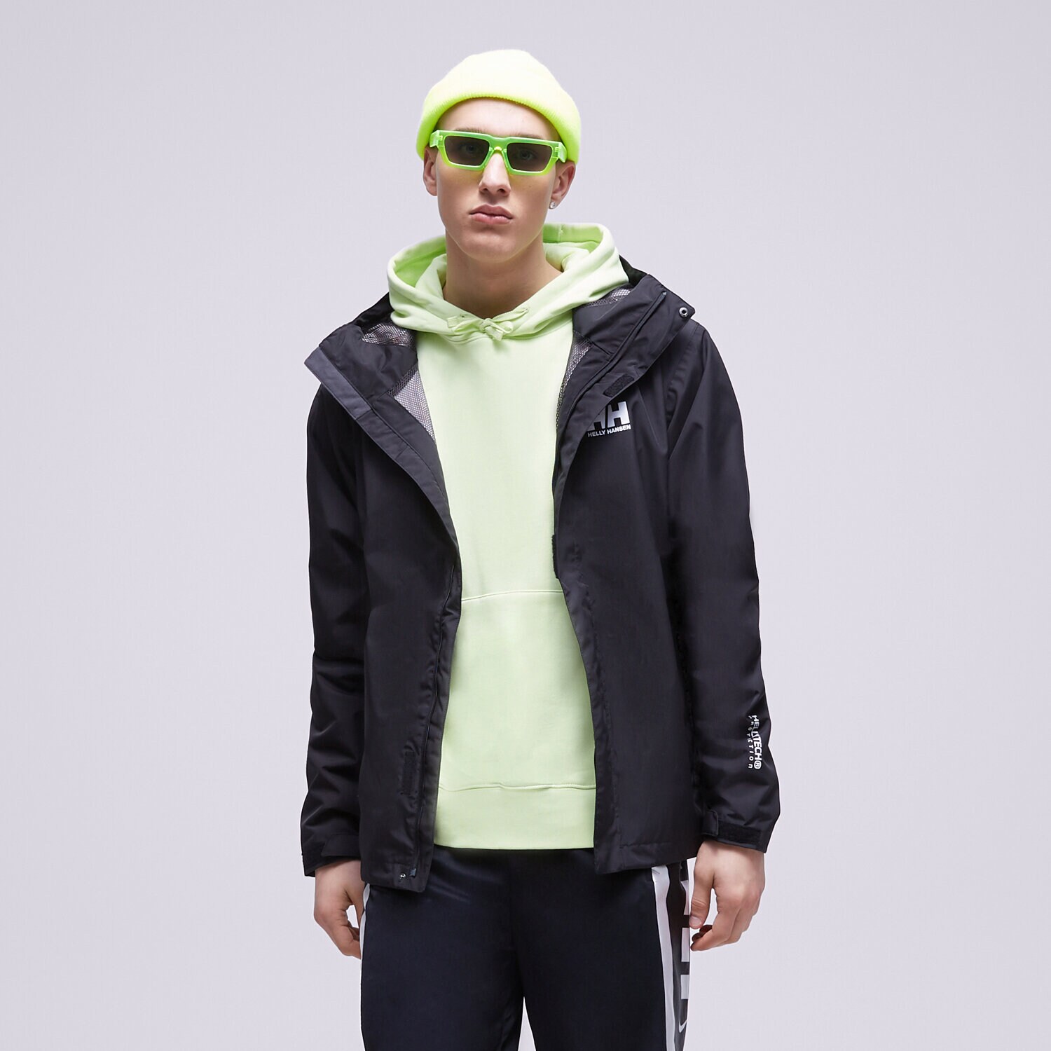 Přechodná bunda pánská (podzimní, jarní) HELLY HANSEN BUNDA SOFTSHELL SEVEN J JACKET 62047992 ČERNÁ