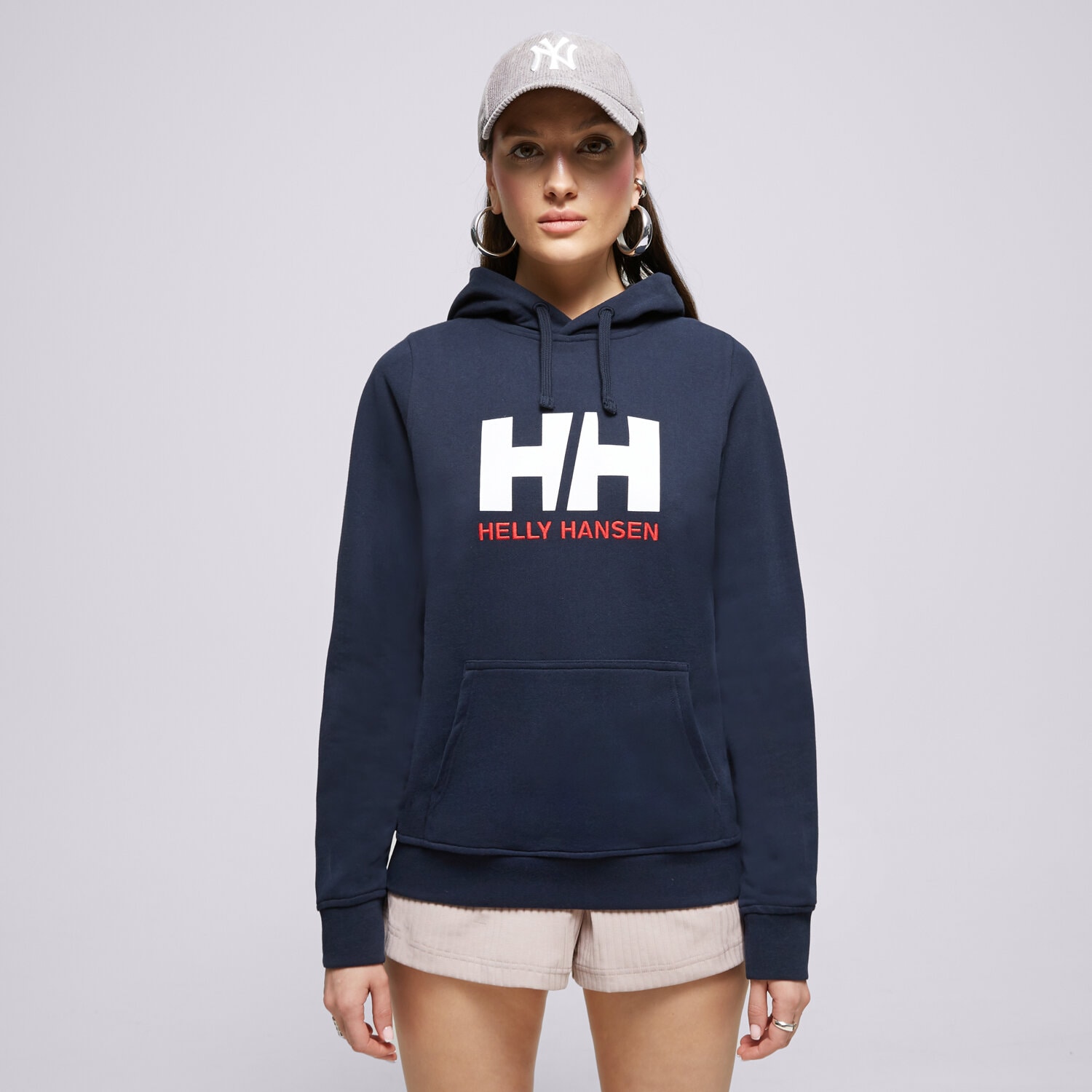 dámská mikina HELLY HANSEN MIKINA S KAPUCÍ W HH LOGO HOODIE 33978597 ČERNÁ