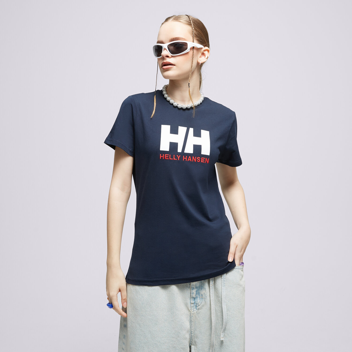 dámské tričko HELLY HANSEN TRIČKO W HH LOGO 34112598 ČERNÁ