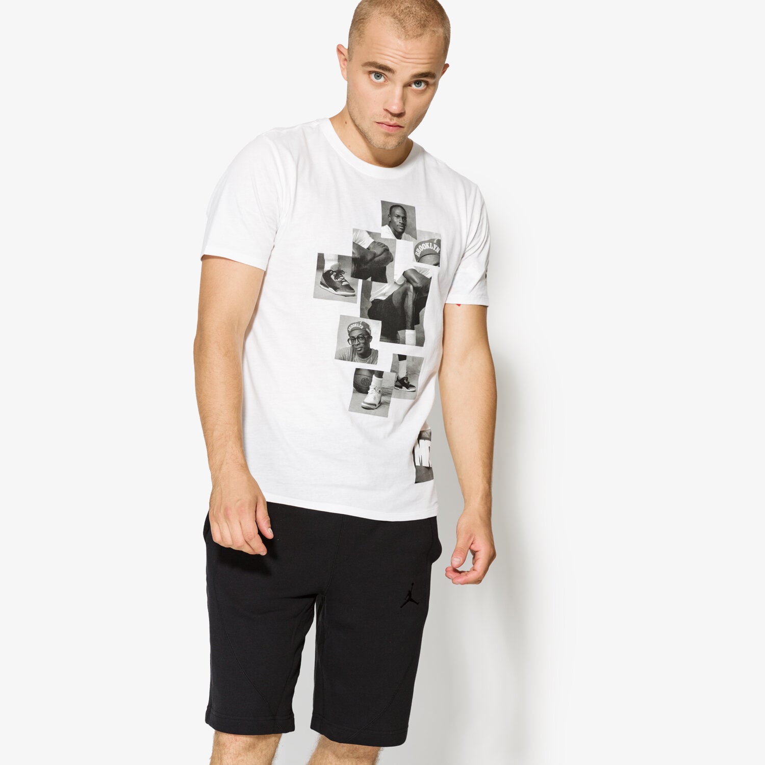 pánské tričko NIKE TRIČKO SS AJ 3 MIKE & MARS TEE 835334100 BÍLÁ