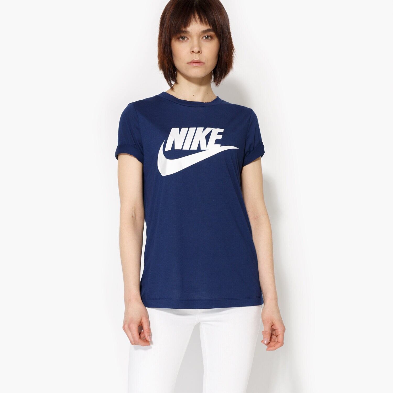 dámské tričko NIKE TRIČKO SS NSW ESSNTL TEE HBR 829747429 TMAVOMODRÁ