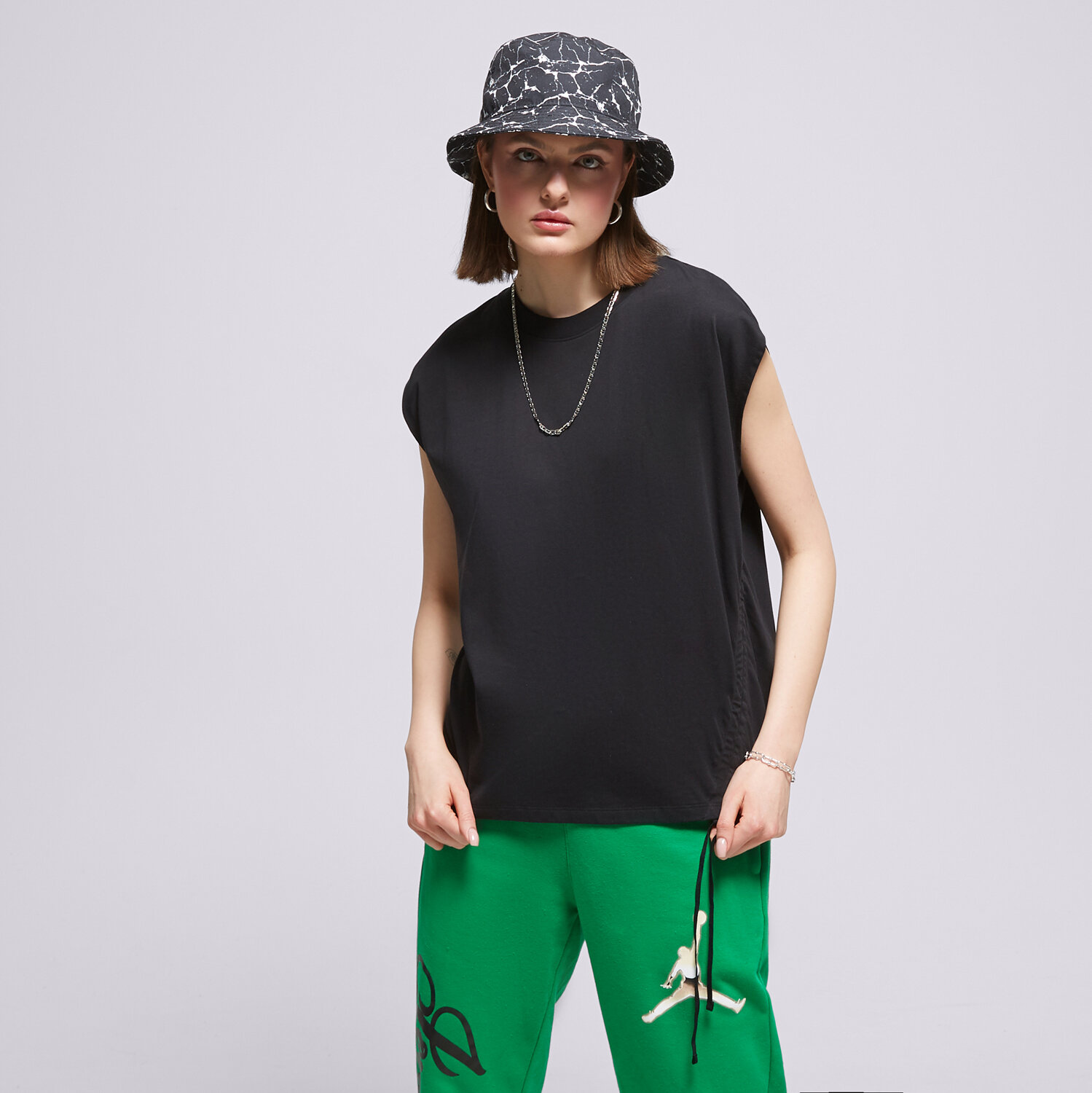 dámské tričko JORDAN TRIČKO W J CINCH TOP DX0425-010 ČERNÁ